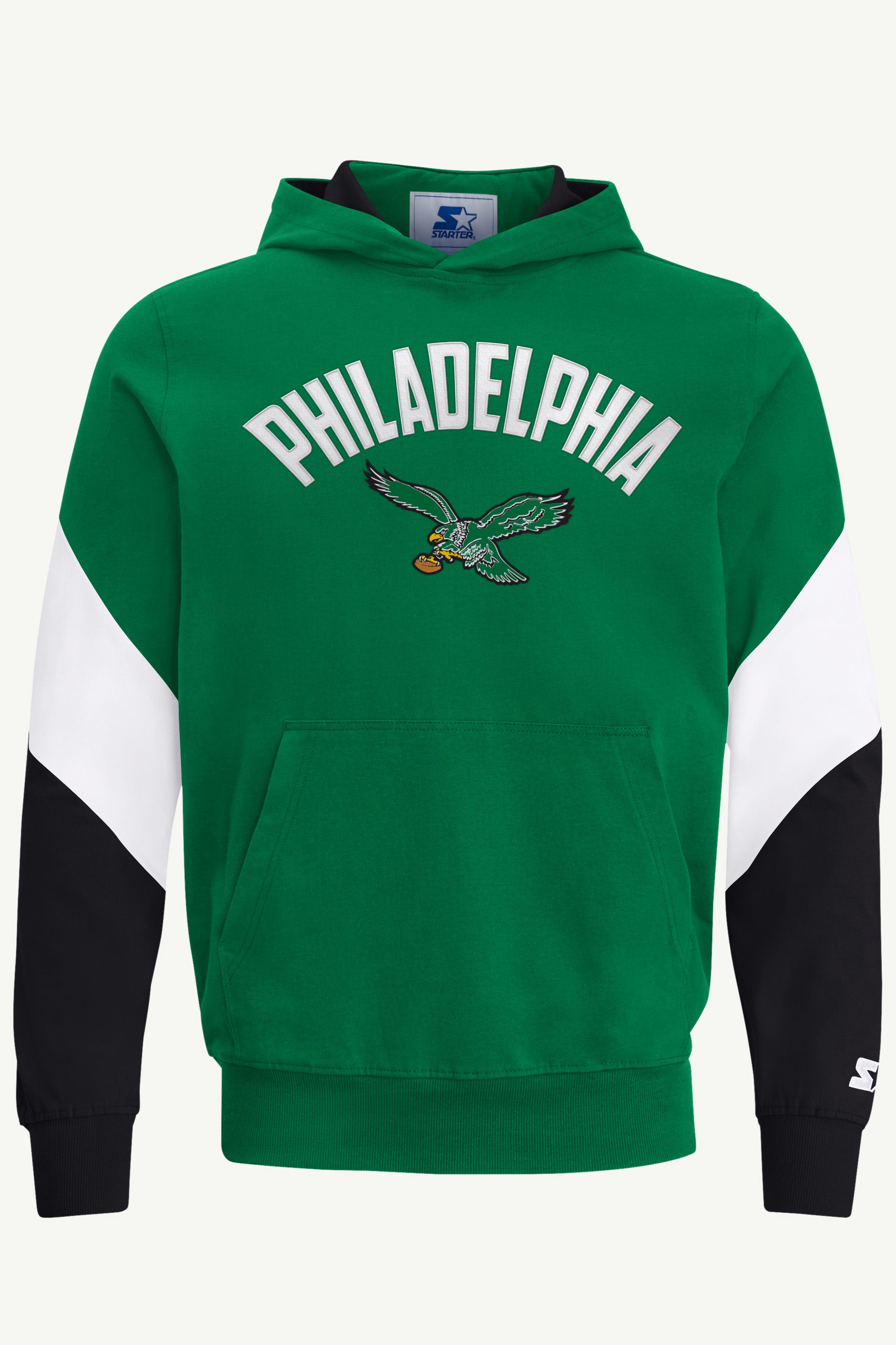 MENS PHILADELPHIA EAGLES KELLY GREEN HOODIE View 1 MENS PHILADELPHIA EAGLES KELLY GREEN HOODIE View 1