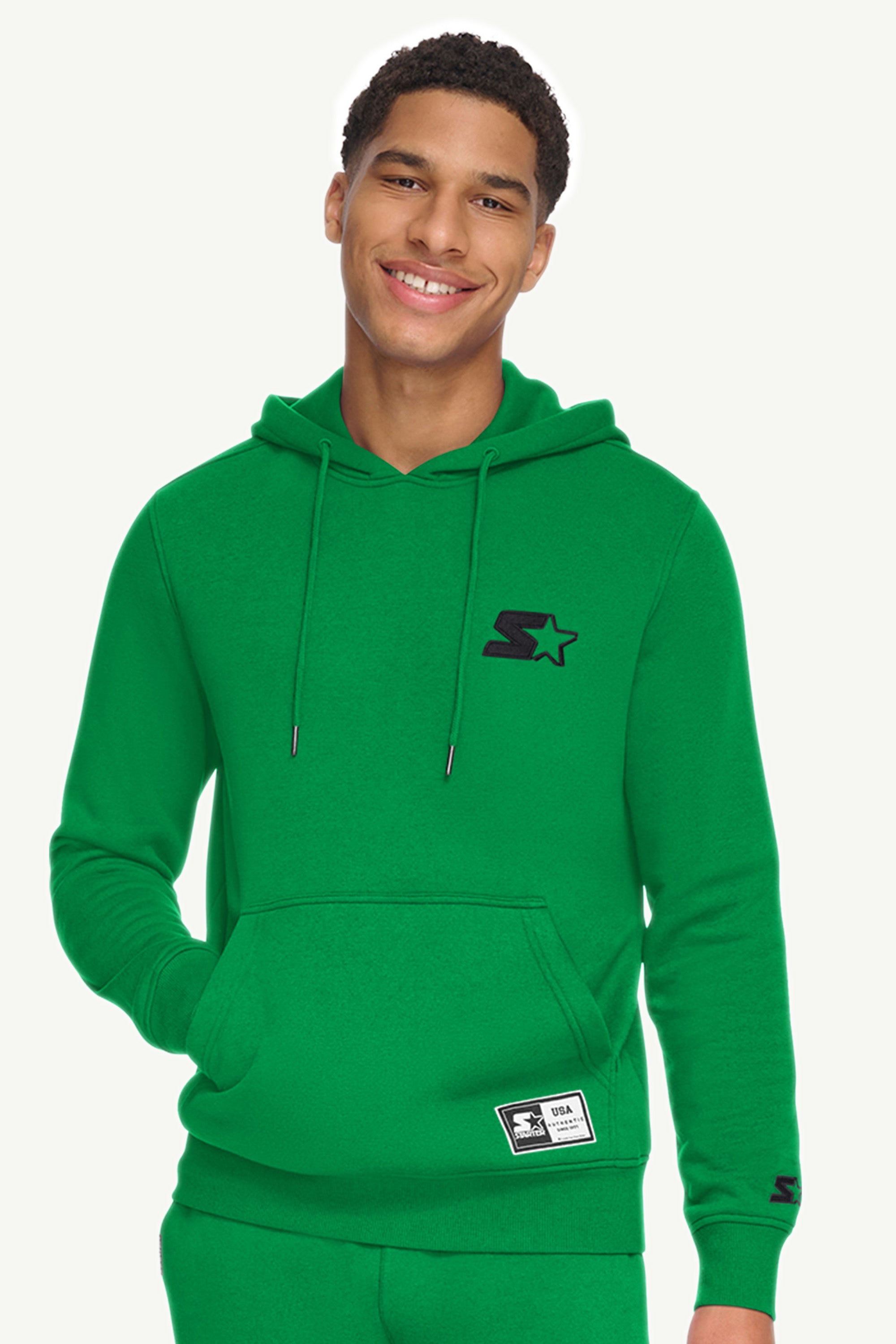 MENS STARTER EMBROIDERED FLEECE HOODIE View 1 | Starter Brand Collection MENS STARTER EMBROIDERED FLEECE HOODIE View 1 | Starter Brand Collection