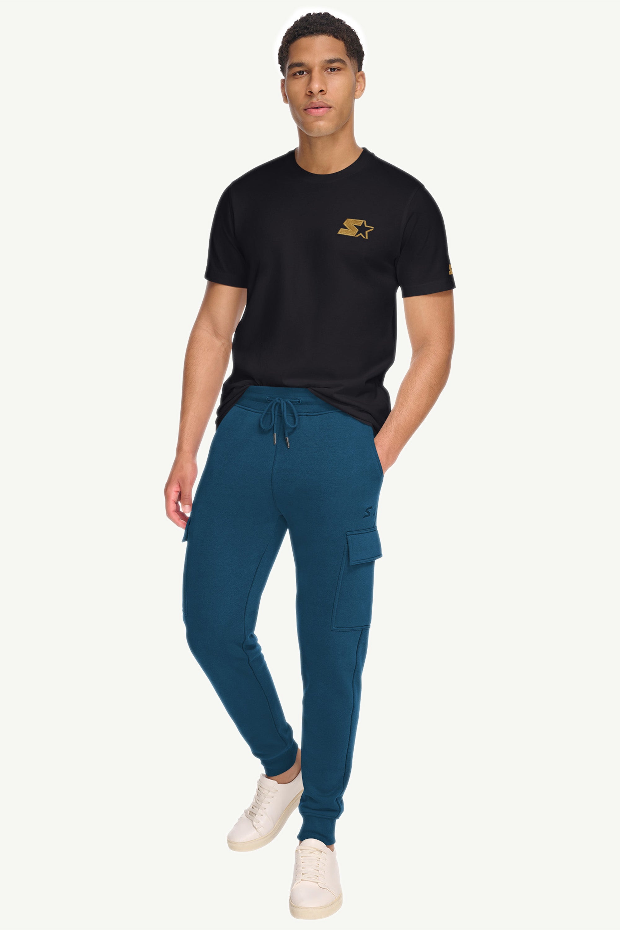 MENS STARTER EMBROIDERED FLEECE CARGO JOGGER View 2 | STARTER CLASSICS MENS STARTER EMBROIDERED FLEECE CARGO JOGGER View 2 | STARTER CLASSICS