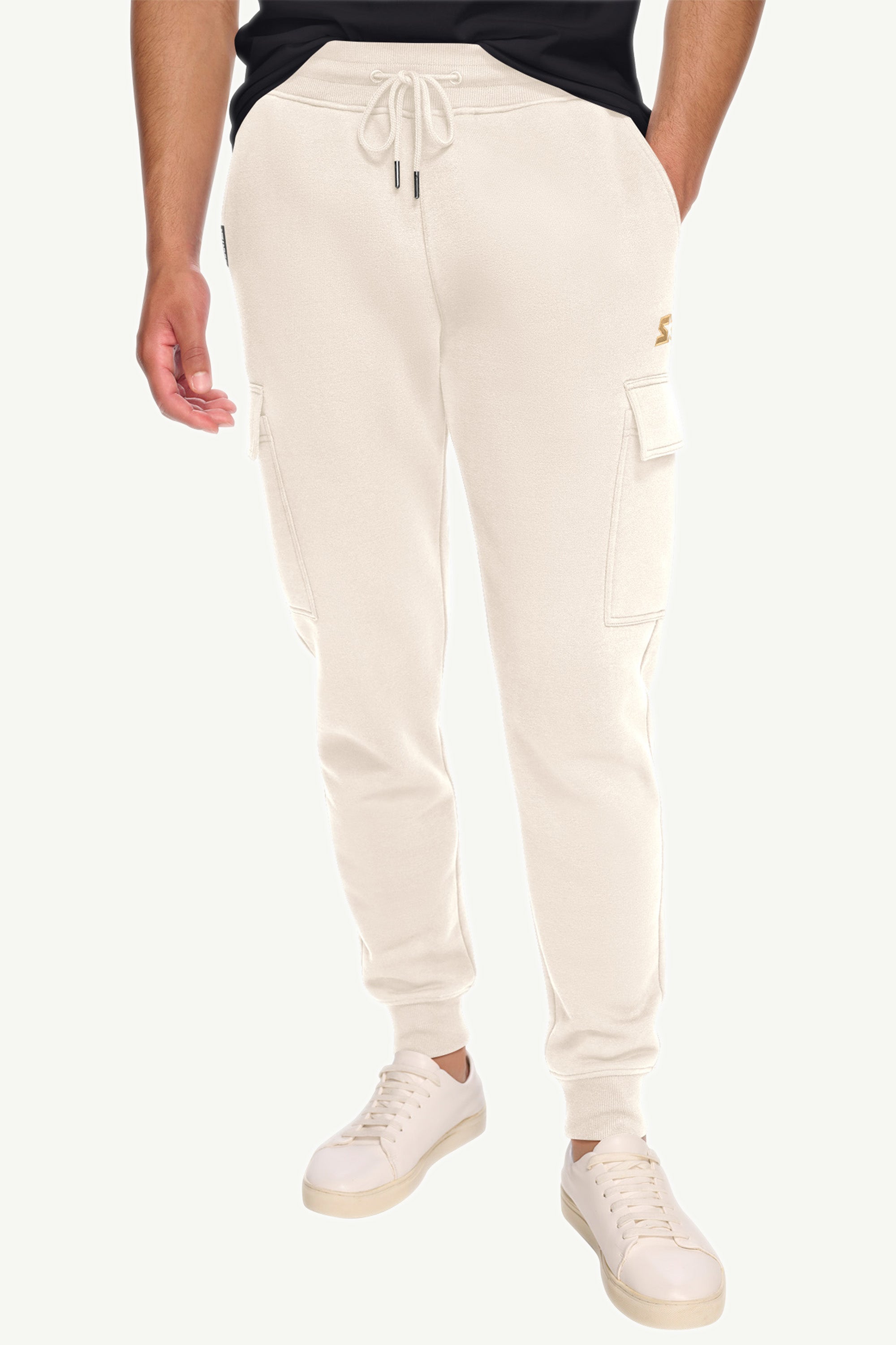 MENS STARTER EMBROIDERED FLEECE CARGO JOGGER View 1 | STARTER CLASSICS MENS STARTER EMBROIDERED FLEECE CARGO JOGGER View 1 | STARTER CLASSICS