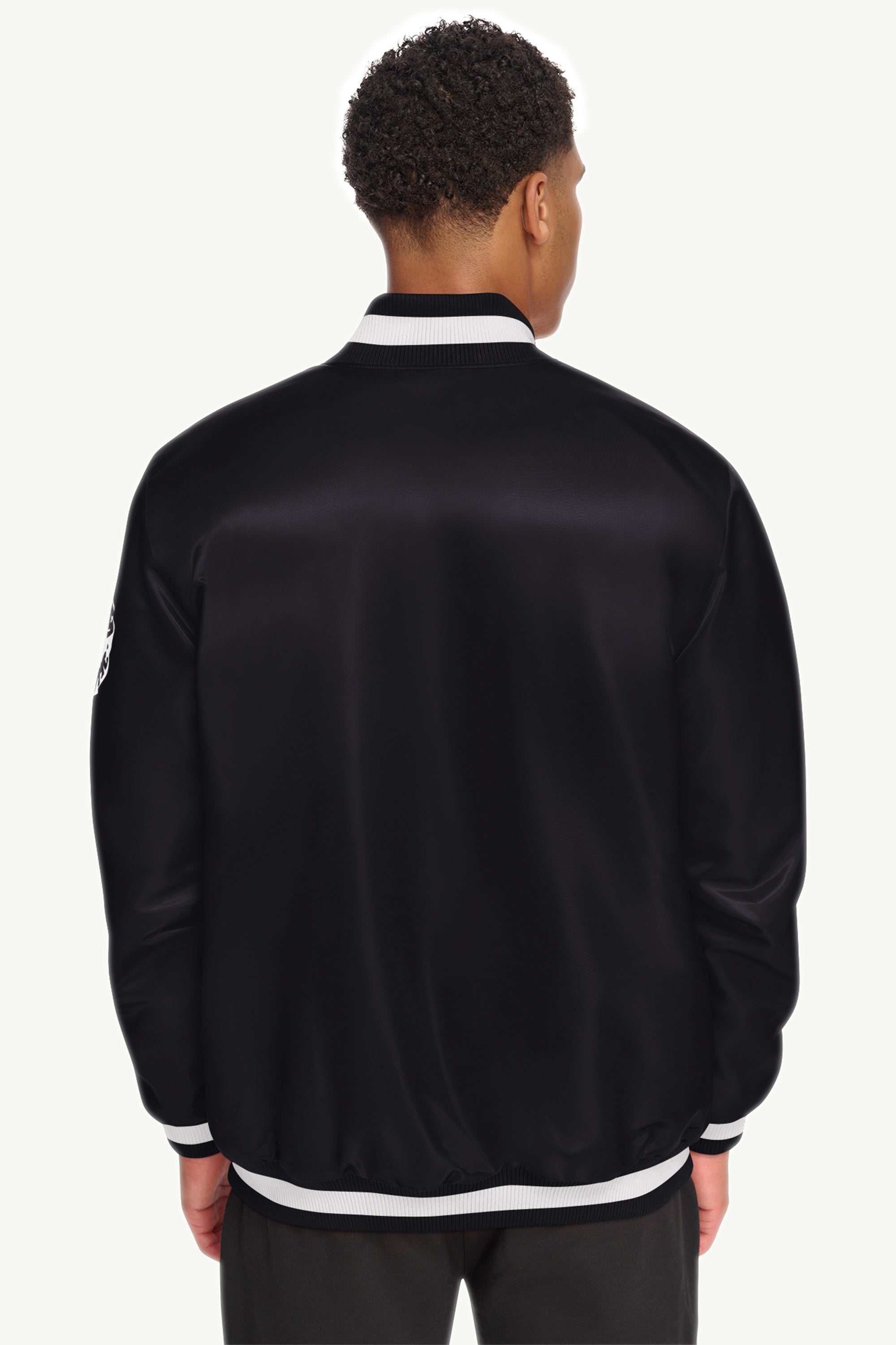 MENS STARTER VARSITY BOMBER JACKET View 3 | Starter Brand Collection MENS STARTER VARSITY BOMBER JACKET View 3 | Starter Brand Collection