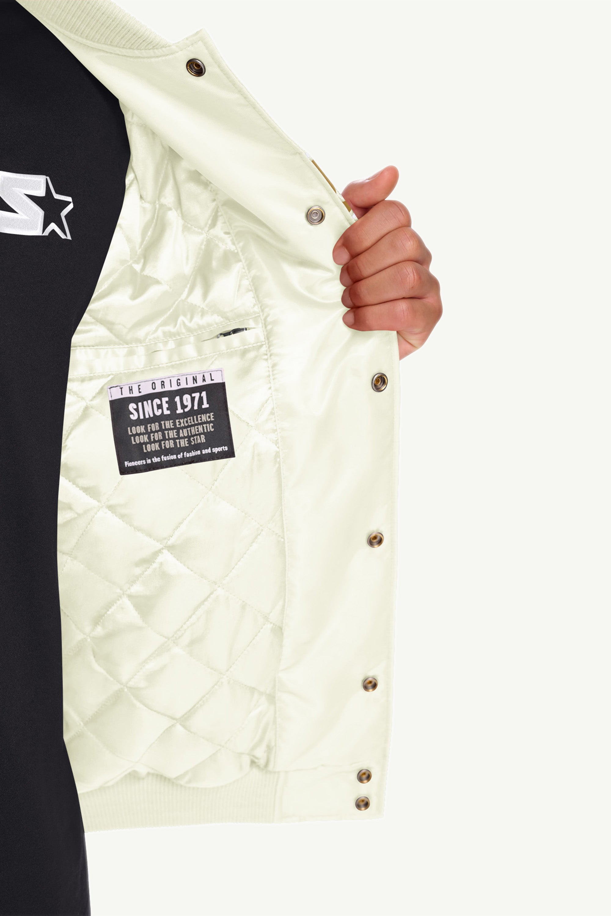 MENS STARTER VARSITY BOMBER JACKET View 4 | Starter Brand Collection MENS STARTER VARSITY BOMBER JACKET View 4 | Starter Brand Collection