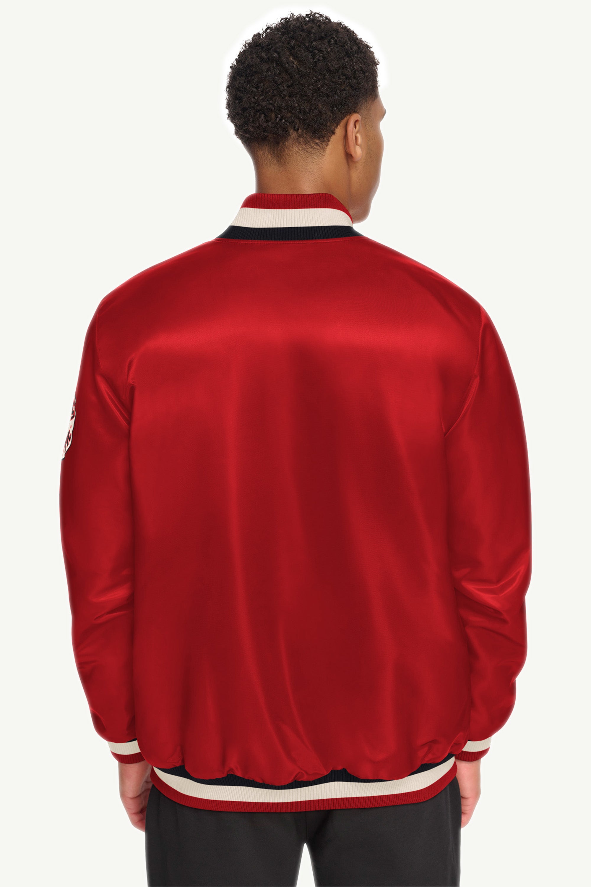 MENS STARTER VARSITY BOMBER JACKET View 3 | STARTER CLASSICS MENS STARTER VARSITY BOMBER JACKET View 3 | STARTER CLASSICS