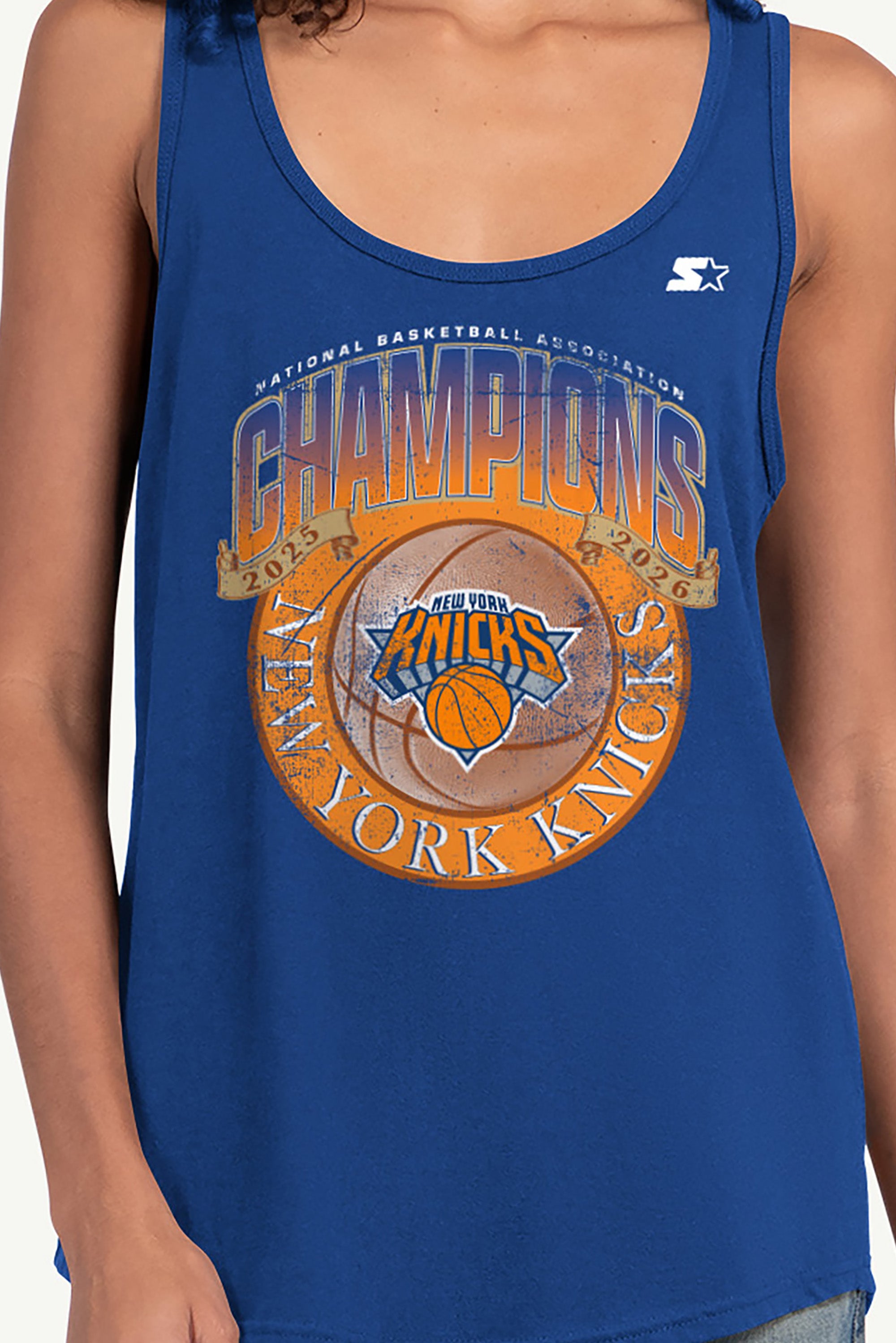 WOMENS NEW YORK KNICKS NBA CHAMPIONS TANK View 2 WOMENS NEW YORK KNICKS NBA CHAMPIONS TANK View 2