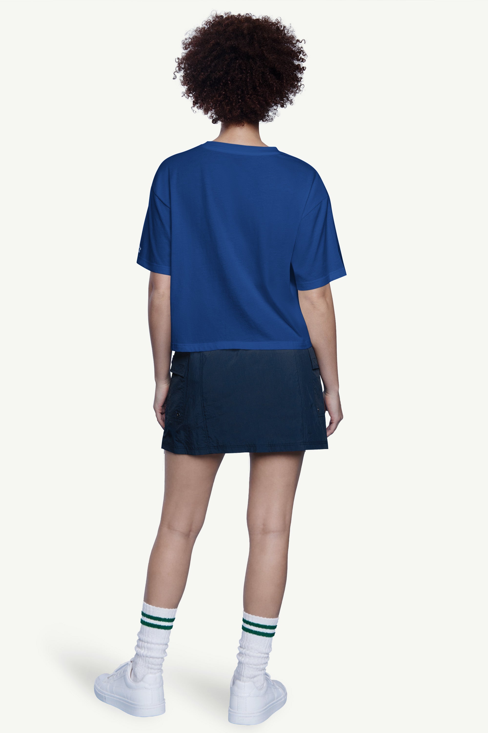 WOMENS CHICAGO CUBS CROPPED T SHIRT View 2 | Chicago Cubs WOMENS CHICAGO CUBS CROPPED T SHIRT View 2 | Chicago Cubs