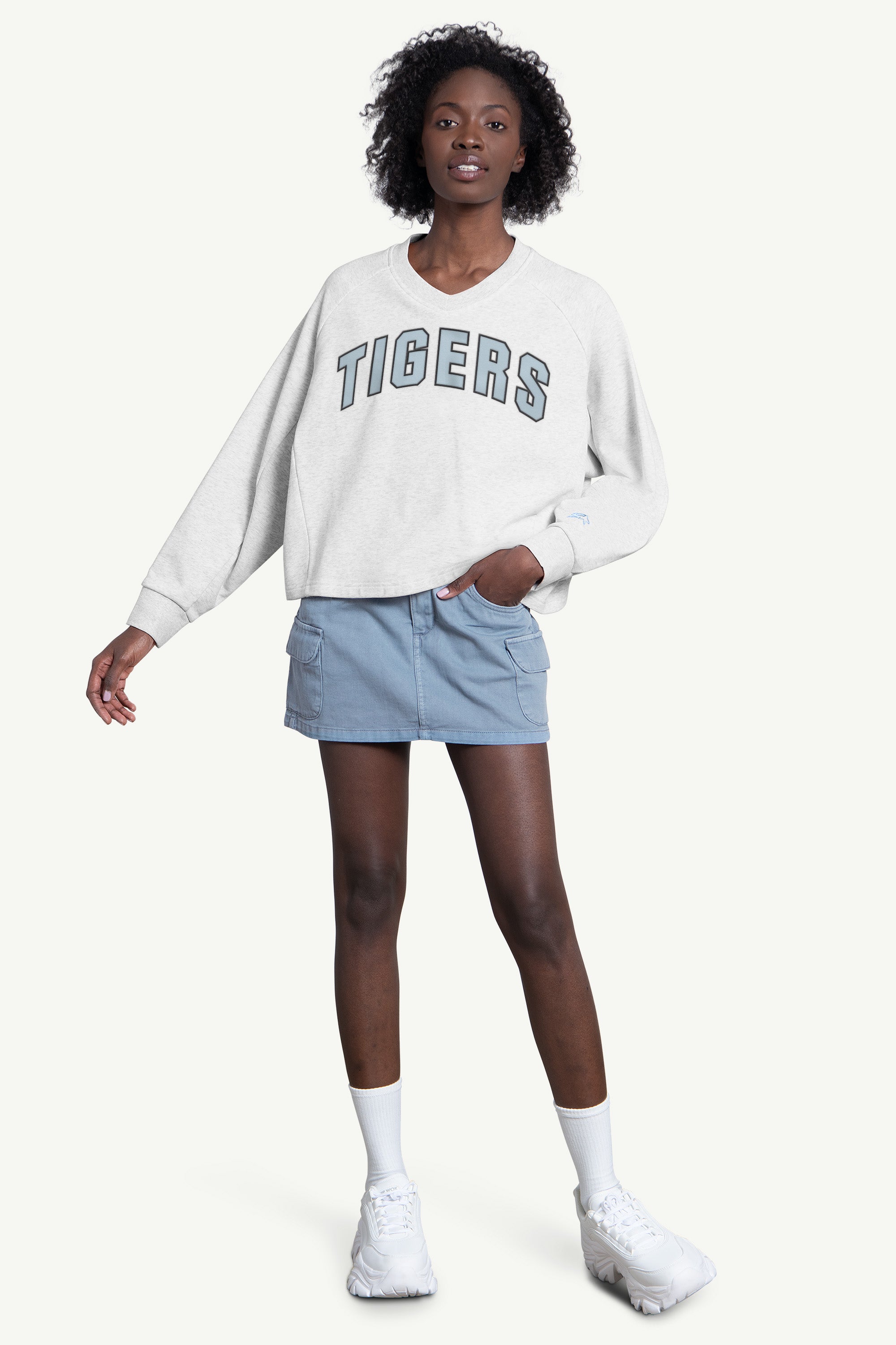 WOMENS DETROIT TIGERS SHOW UP SWEATSHIRT View 3 | Detroit Tigers WOMENS DETROIT TIGERS SHOW UP SWEATSHIRT View 3 | Detroit Tigers