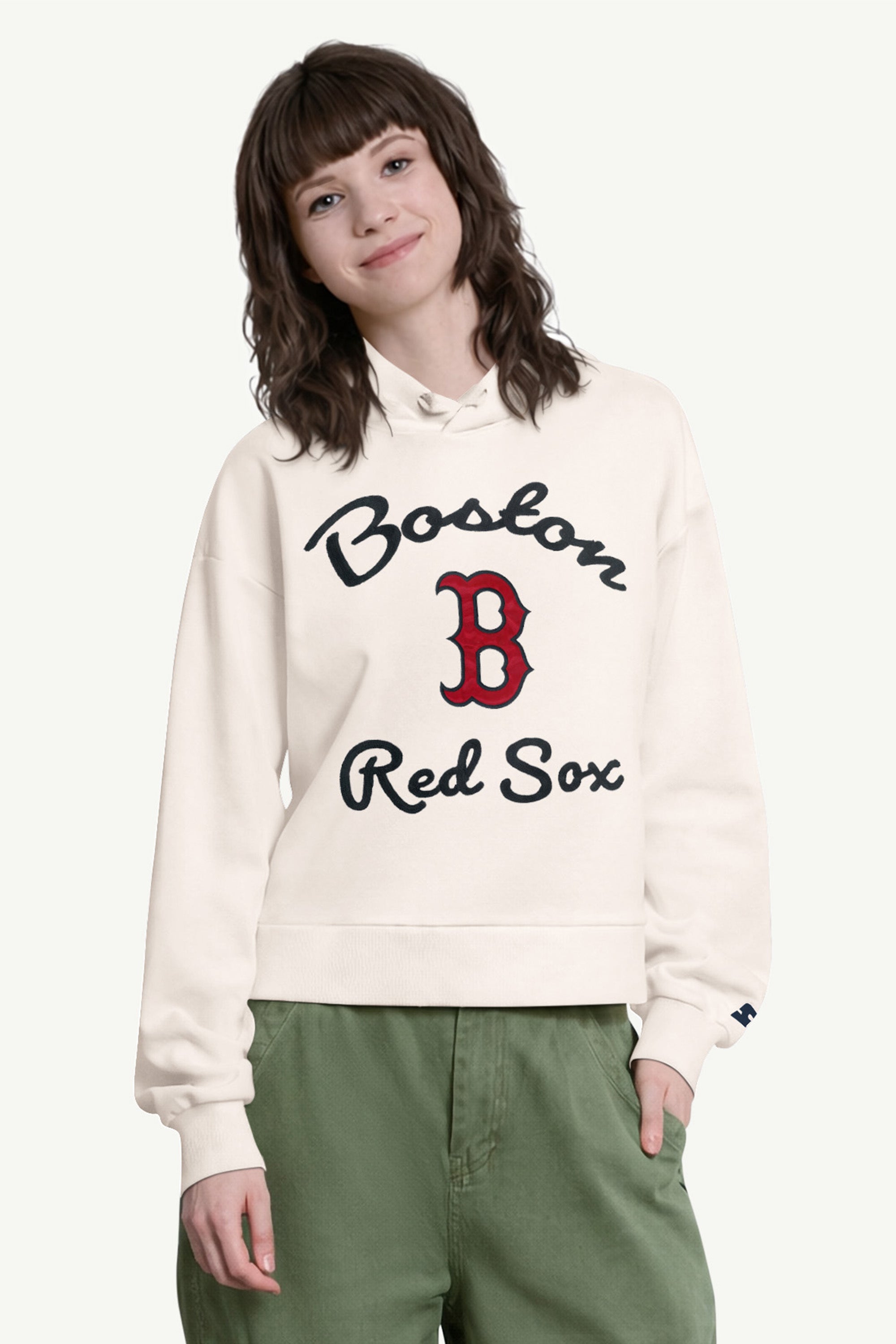 WOMENS BOSTON RED SOX BASELINE HOODIE View 1 | Boston Red Sox WOMENS BOSTON RED SOX BASELINE HOODIE View 1 | Boston Red Sox