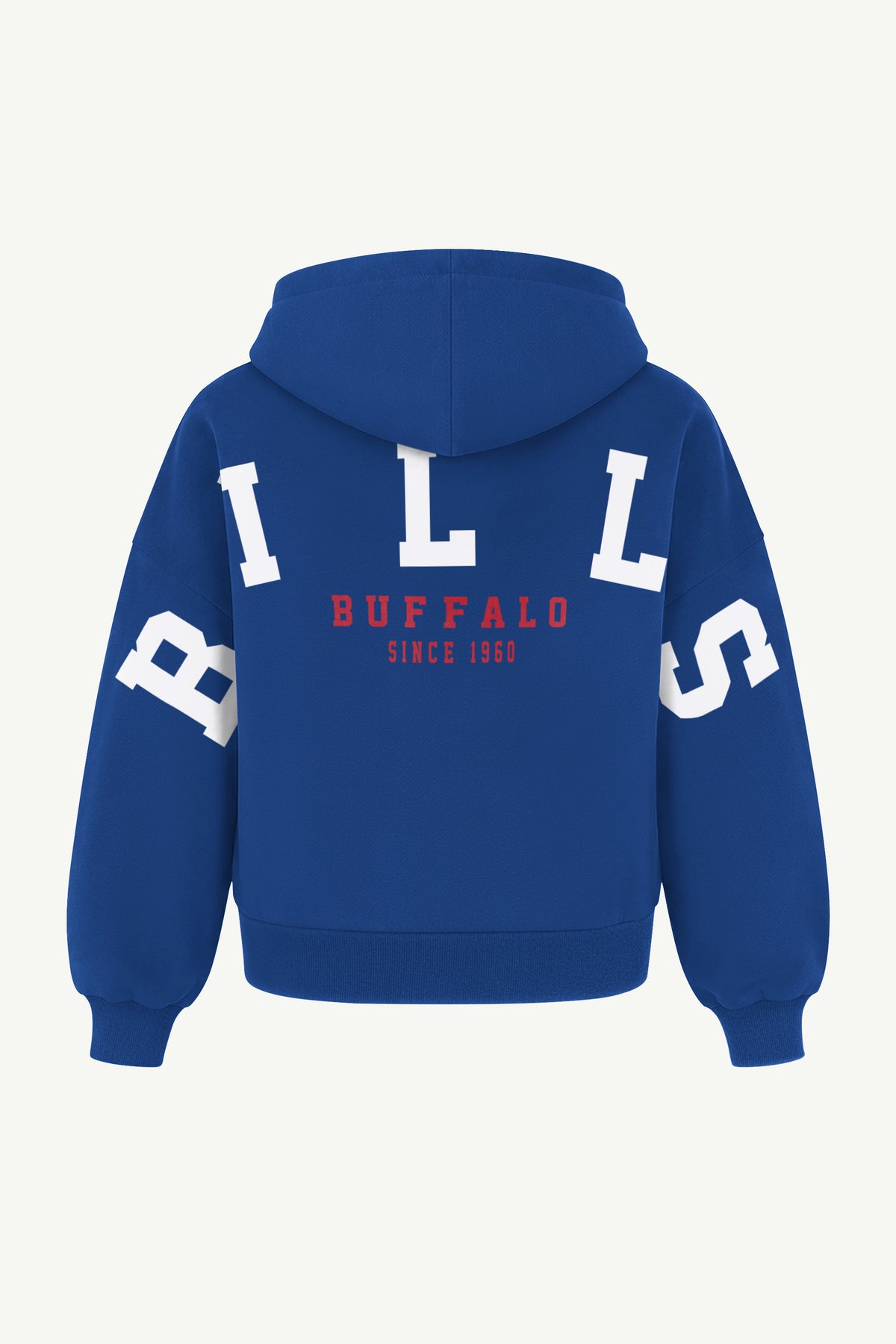 WOMENS BUFFALO BILLS HAIL MARY ZIP UP View 3 WOMENS BUFFALO BILLS HAIL MARY ZIP UP View 3