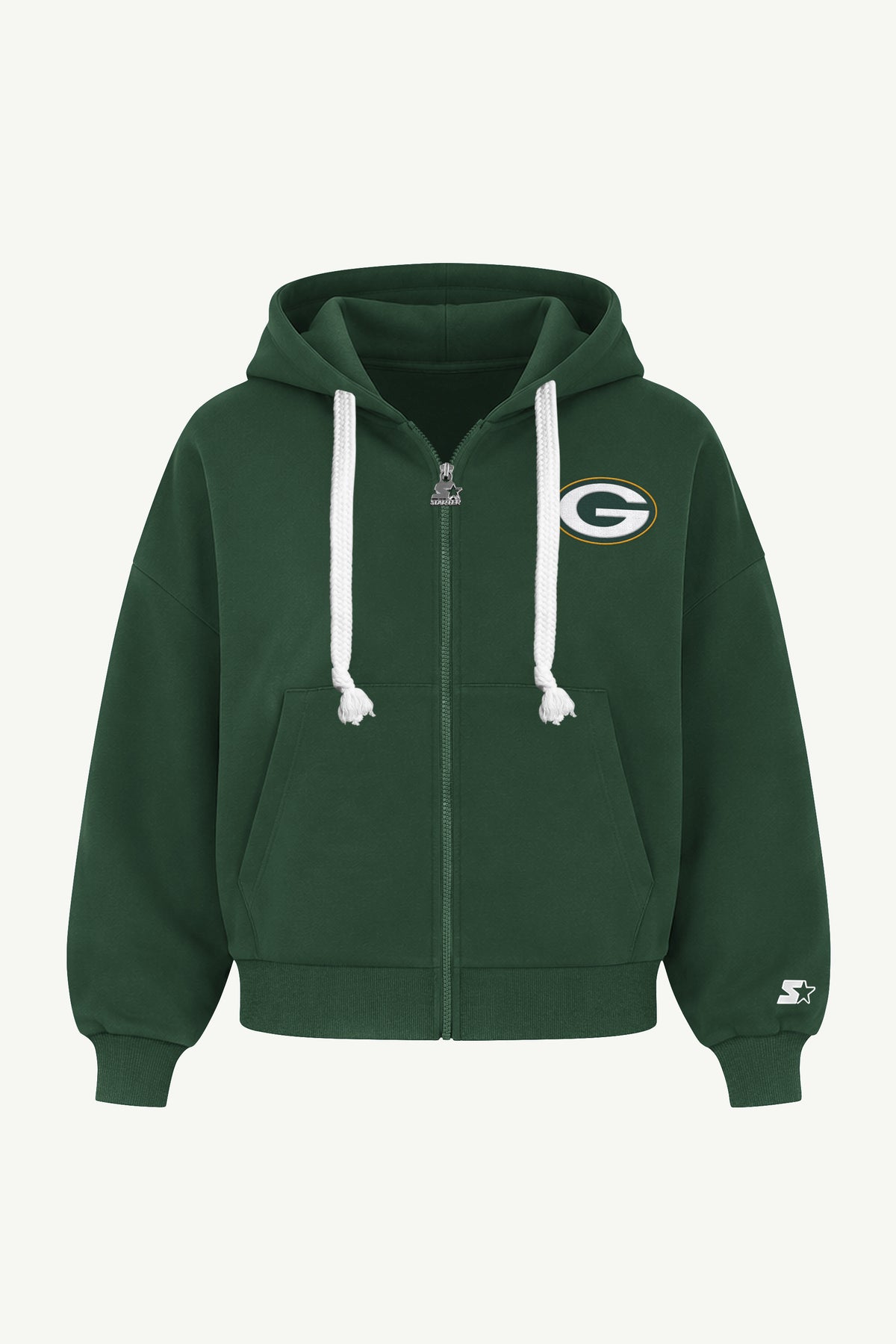 WOMENS GREEN BAY PACKERS HAIL MARY ZIP UP View 2 WOMENS GREEN BAY PACKERS HAIL MARY ZIP UP View 2