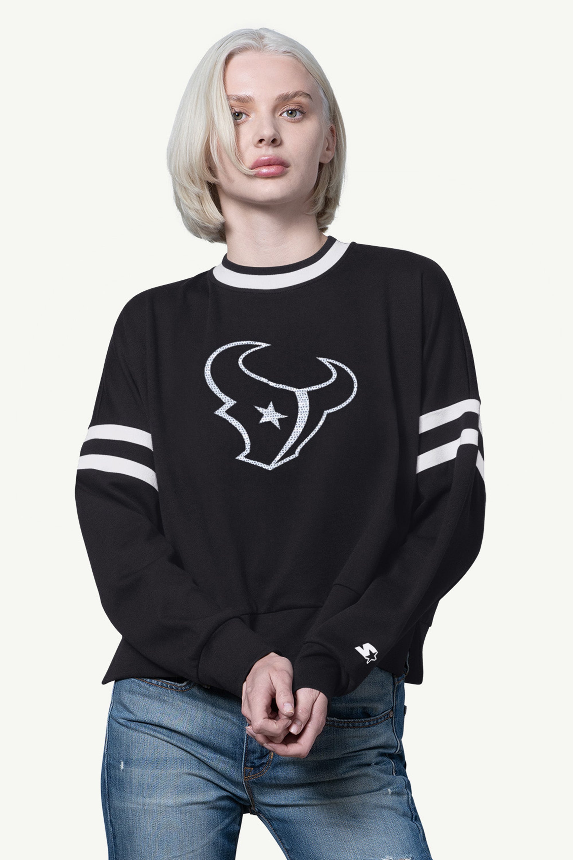 WOMENS HOUSTON TEXANS RALLY SWEATSHIRT View 1 | DTG WOMENS HOUSTON TEXANS RALLY SWEATSHIRT View 1 | DTG
