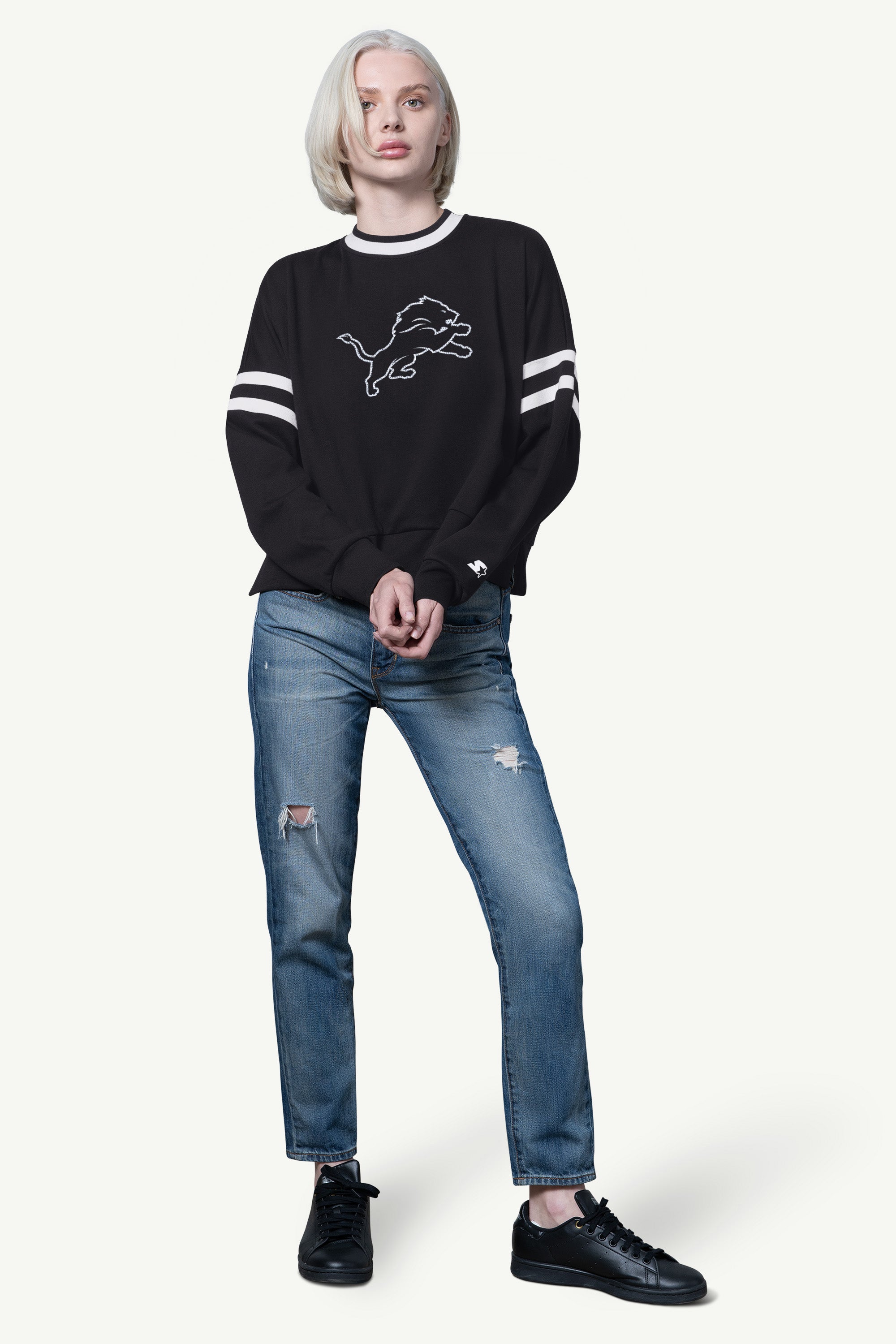 WOMENS DETROIT LIONS RALLY SWEATSHIRT View 2 | Detroit Lions WOMENS DETROIT LIONS RALLY SWEATSHIRT View 2 | Detroit Lions