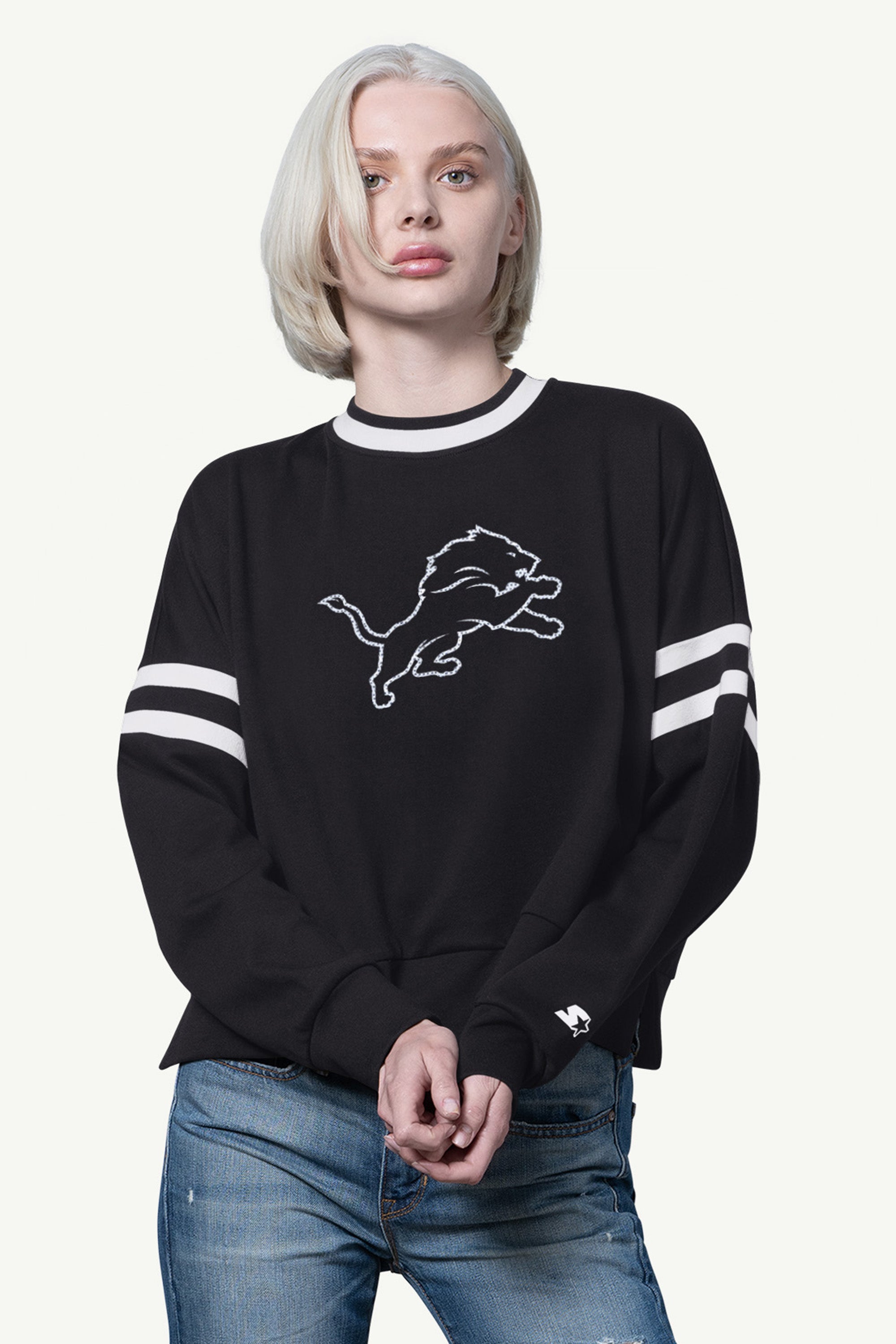 WOMENS DETROIT LIONS RALLY SWEATSHIRT View 1 | Detroit Lions WOMENS DETROIT LIONS RALLY SWEATSHIRT View 1 | Detroit Lions
