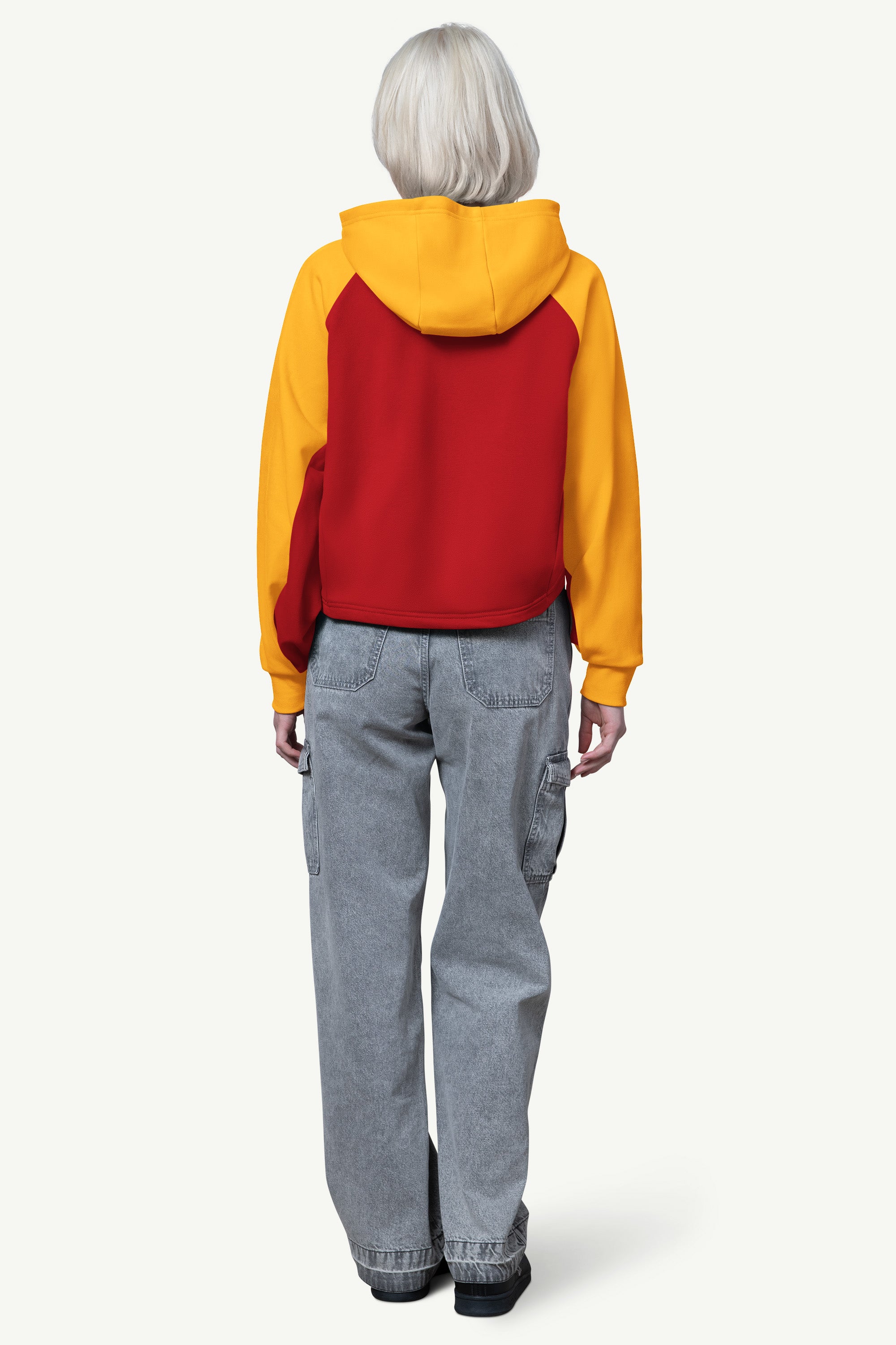 WOMENS KANSAS CITY CHIEFS CROPPED HOODIE View 3 | Kansas City Chiefs WOMENS KANSAS CITY CHIEFS CROPPED HOODIE View 3 | Kansas City Chiefs