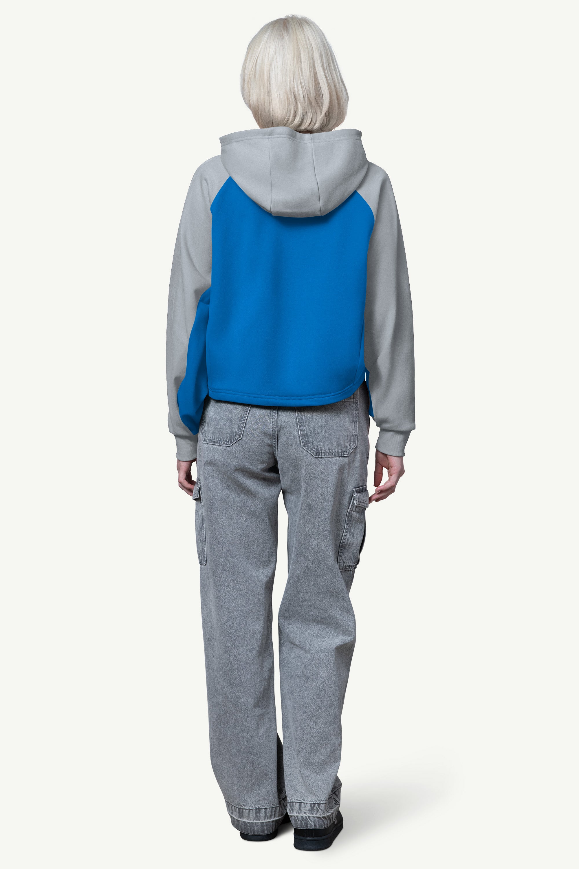 WOMENS DETROIT LIONS CROPPED HOODIE View 3 | Detroit Lions WOMENS DETROIT LIONS CROPPED HOODIE View 3 | Detroit Lions