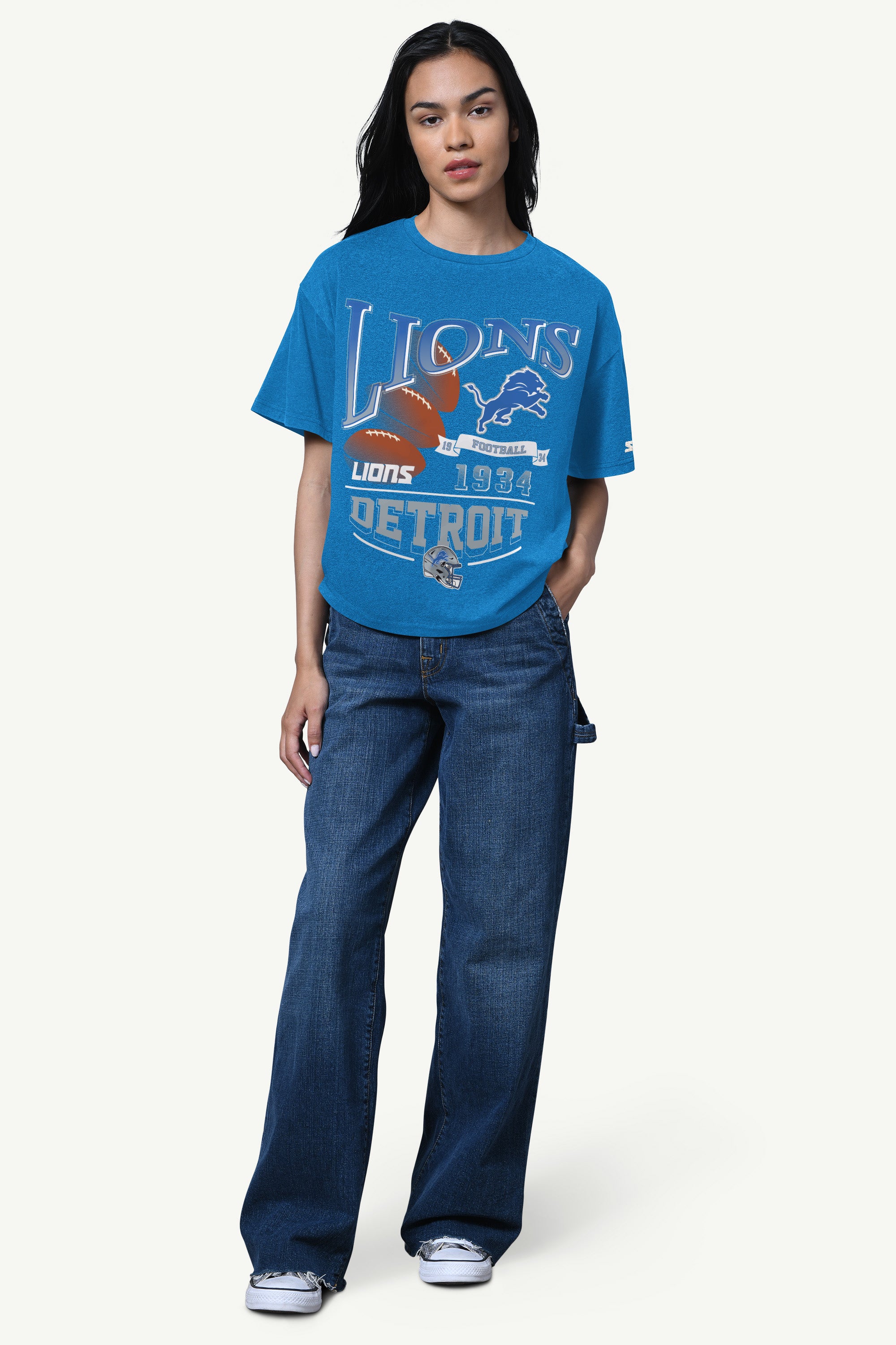 WOMENS DETROIT LIONS HALL OF FAME T SHIRT View 2 | Detroit Lions WOMENS DETROIT LIONS HALL OF FAME T SHIRT View 2 | Detroit Lions