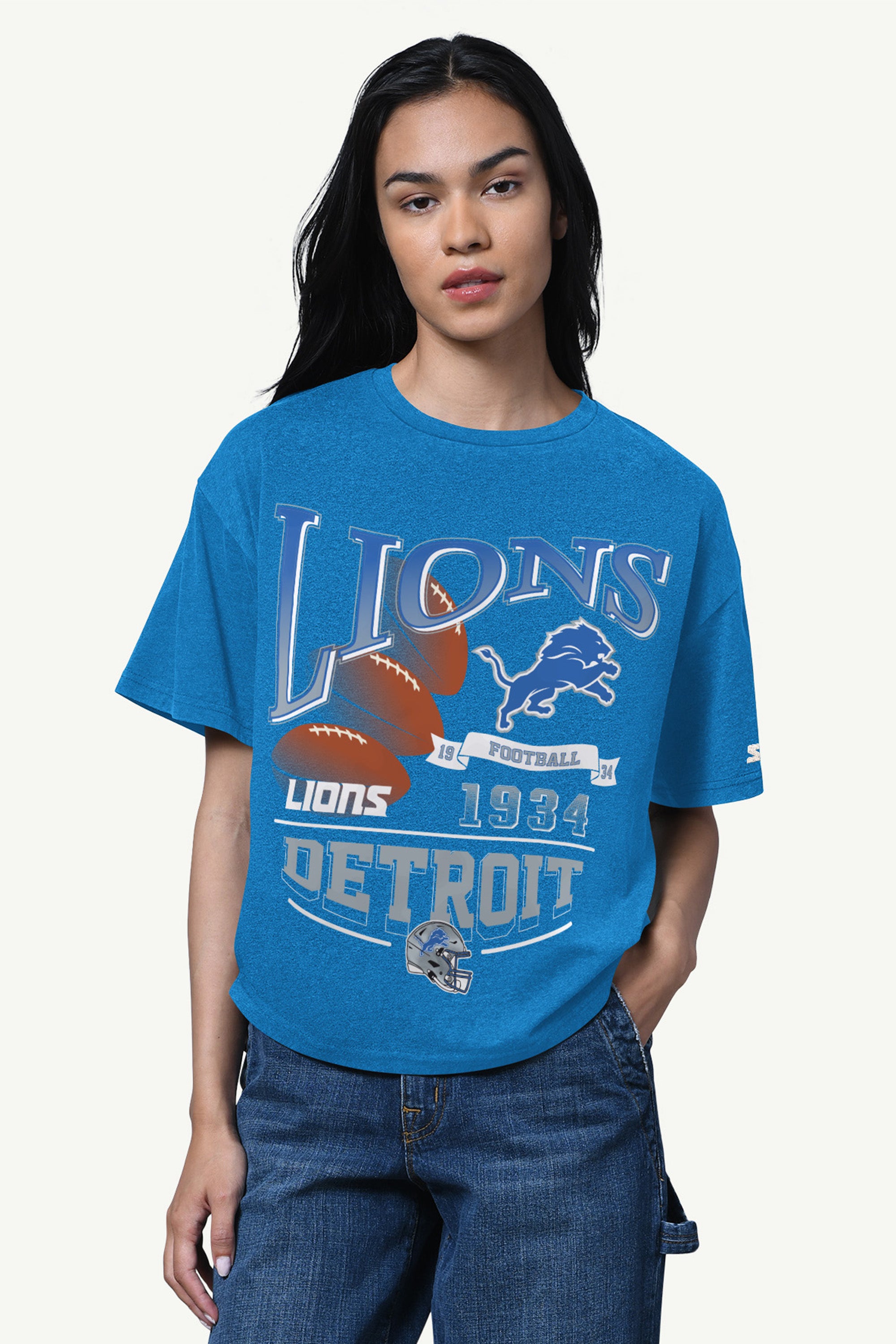 WOMENS DETROIT LIONS HALL OF FAME T SHIRT View 1 | Detroit Lions WOMENS DETROIT LIONS HALL OF FAME T SHIRT View 1 | Detroit Lions
