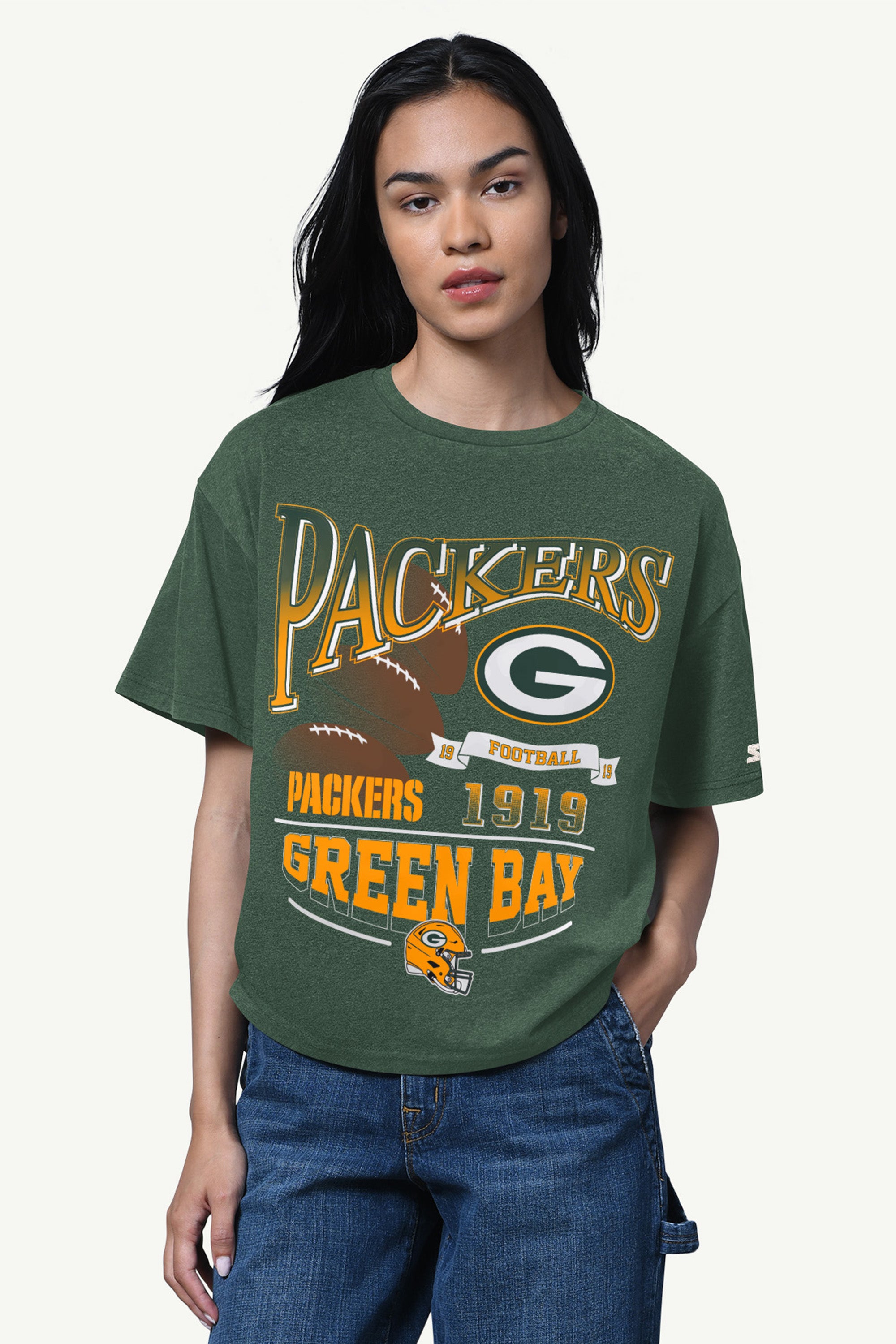 WOMENS GREEN BAY PACKERS HALL OF FAME T SHIRT View 1 | Green Bay Packers WOMENS GREEN BAY PACKERS HALL OF FAME T SHIRT View 1 | Green Bay Packers