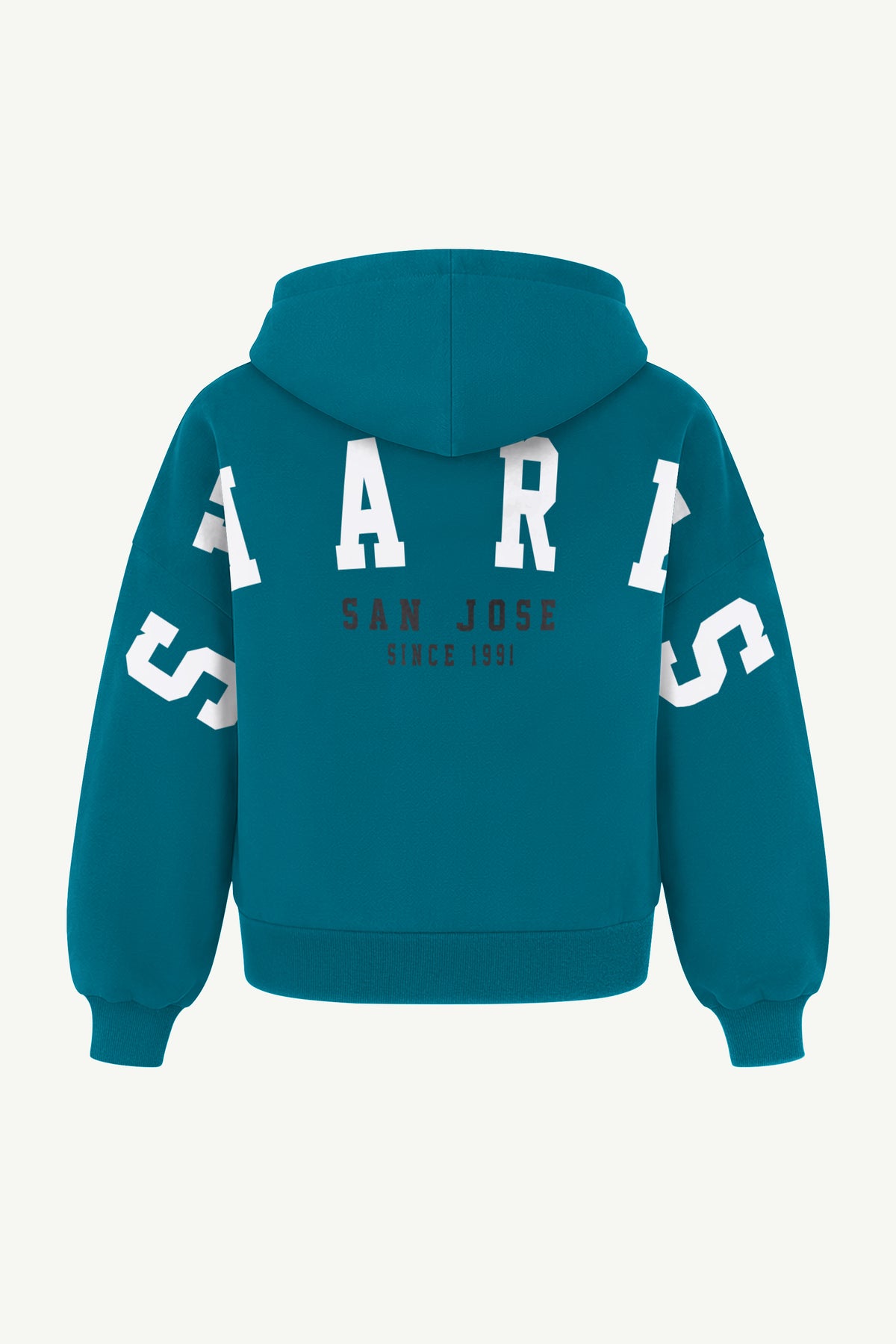 WOMENS SAN JOSE SHARKS HAIL MARY ZIP UP View 3 WOMENS SAN JOSE SHARKS HAIL MARY ZIP UP View 3