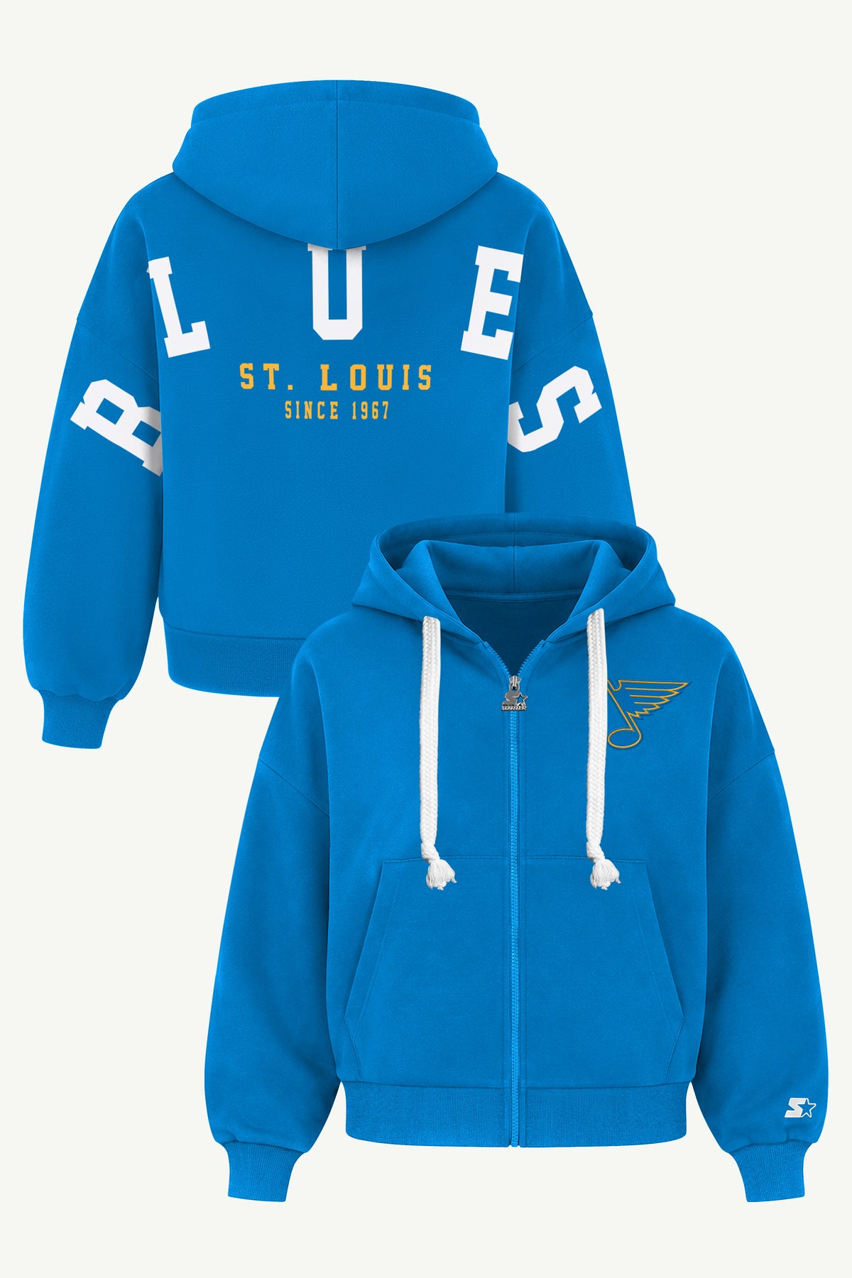 WOMENS ST. LOUIS BLUES HAIL MARY ZIP UP View 1 | St. Louis Blues WOMENS ST. LOUIS BLUES HAIL MARY ZIP UP View 1 | St. Louis Blues