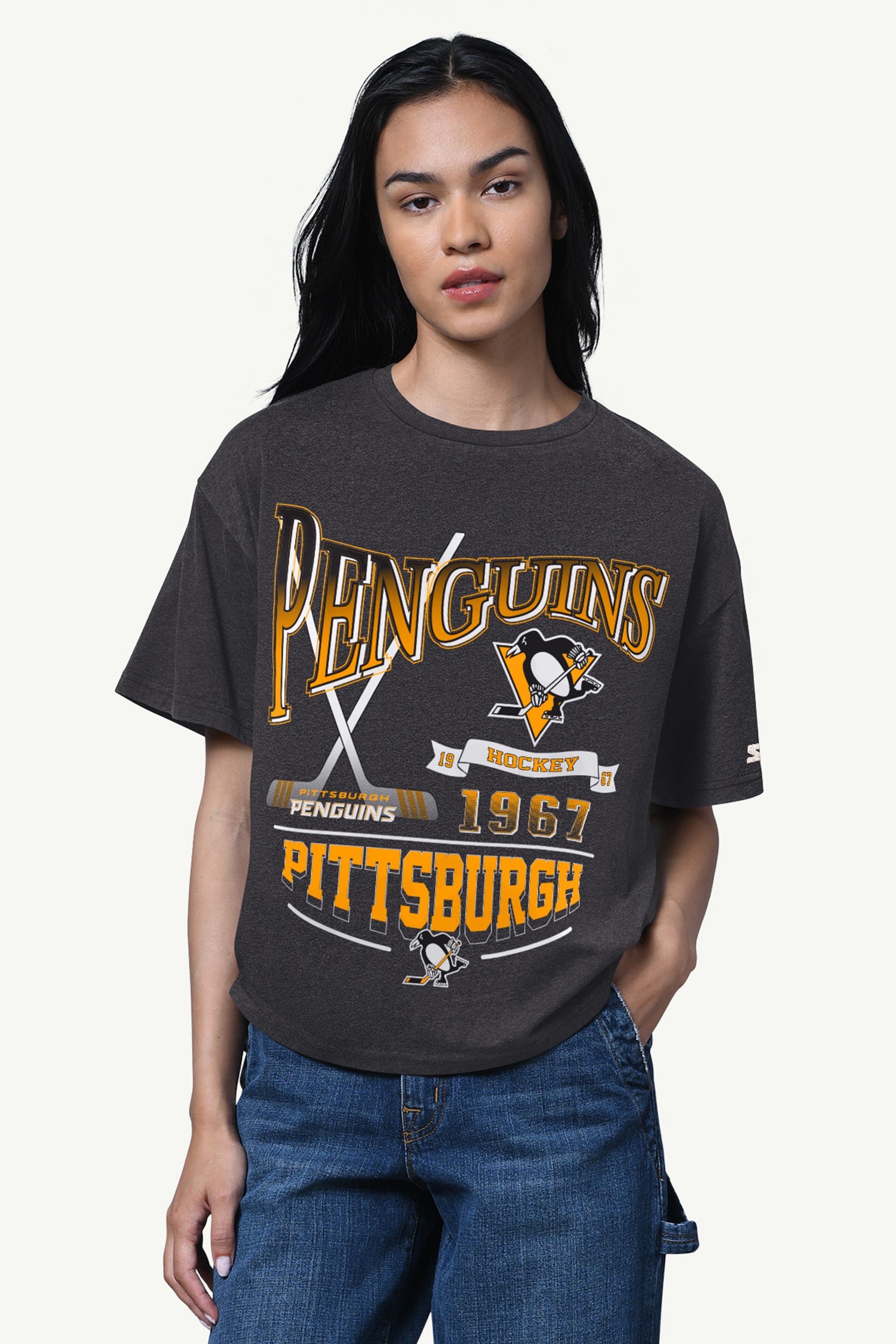 WOMENS PITTSBURGH PENGUINS HALL OF FAME T SHIRT View 1 | DTG WOMENS PITTSBURGH PENGUINS HALL OF FAME T SHIRT View 1 | DTG