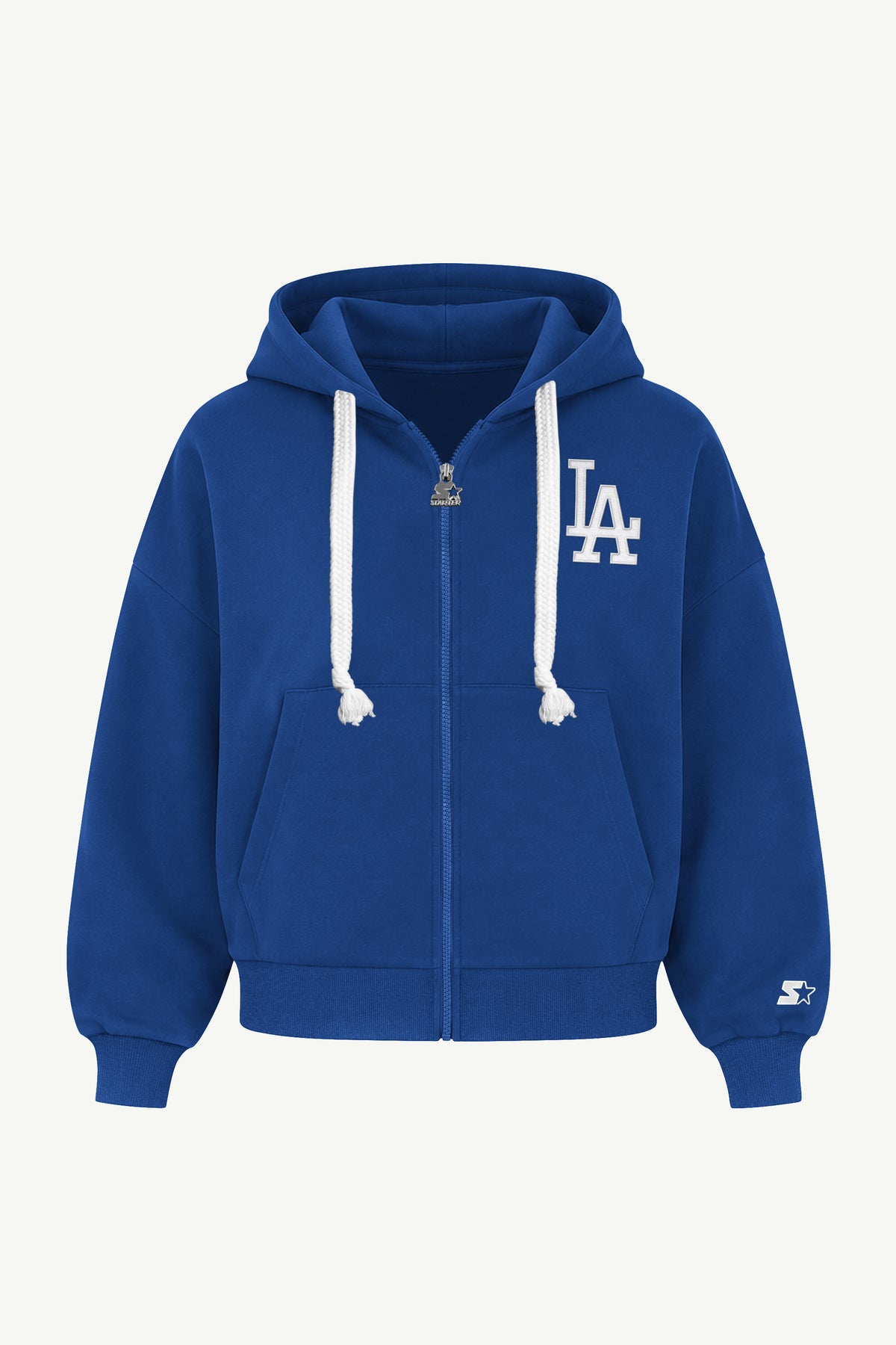 WOMENS LOS ANGELES DODGERS HAIL MARY ZIP UP View 2 WOMENS LOS ANGELES DODGERS HAIL MARY ZIP UP View 2