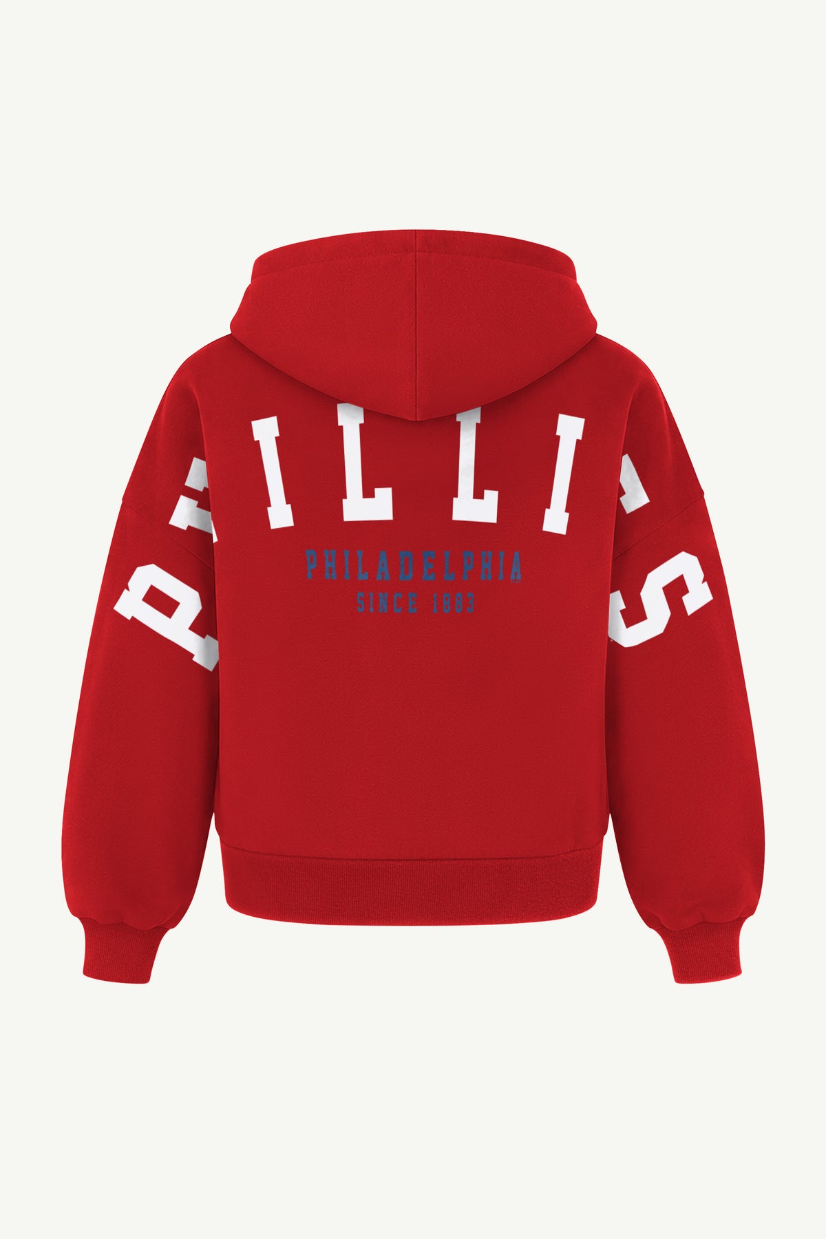 WOMENS PHILADELPHIA PHILLIES HAIL MARY ZIP UP View 3 WOMENS PHILADELPHIA PHILLIES HAIL MARY ZIP UP View 3