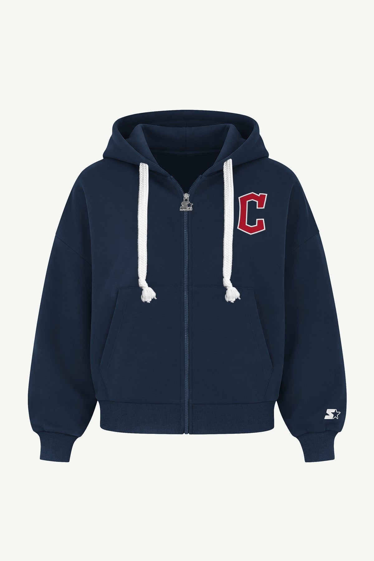 WOMENS CLEVELAND GUARDIANS HAIL MARY ZIP UP View 2 WOMENS CLEVELAND GUARDIANS HAIL MARY ZIP UP View 2