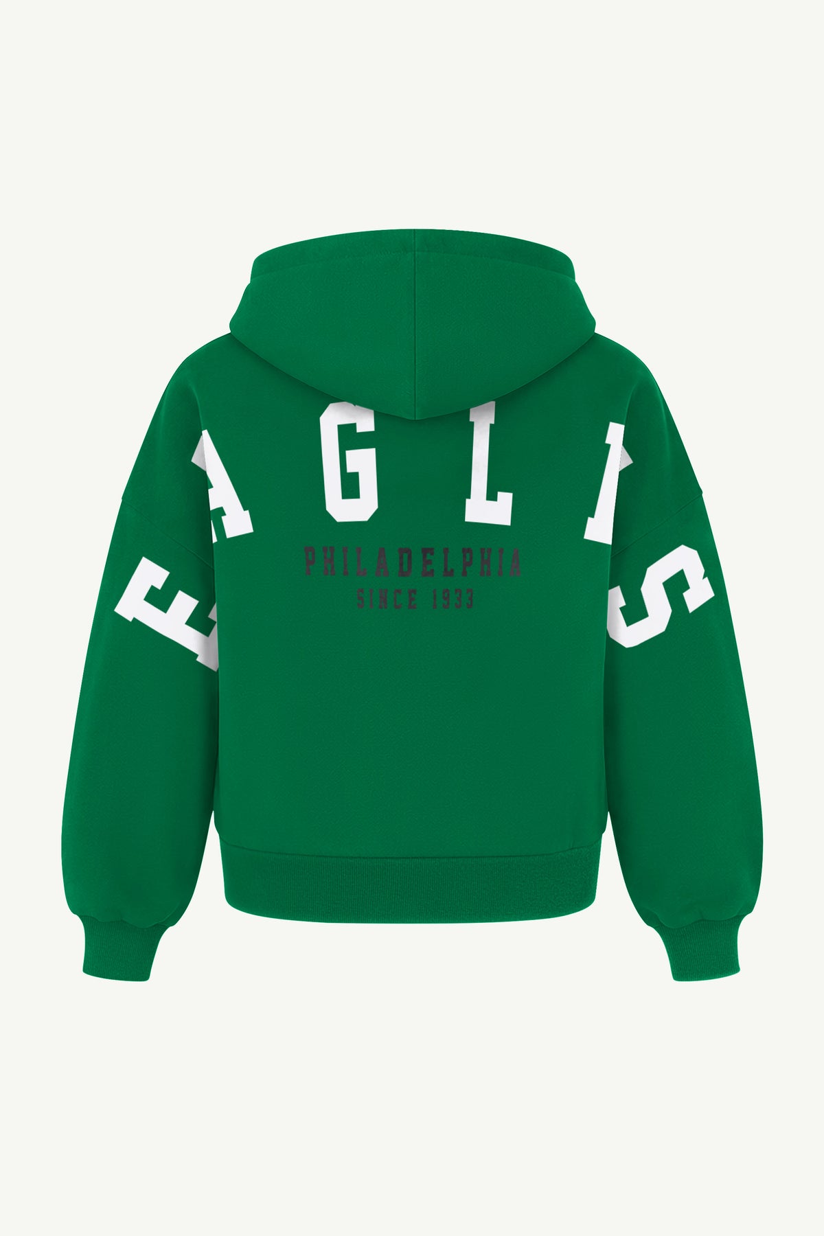 WOMENS PHILADELPHIA EAGLES RETRO HAIL MARY ZIP UP View 3 WOMENS PHILADELPHIA EAGLES RETRO HAIL MARY ZIP UP View 3