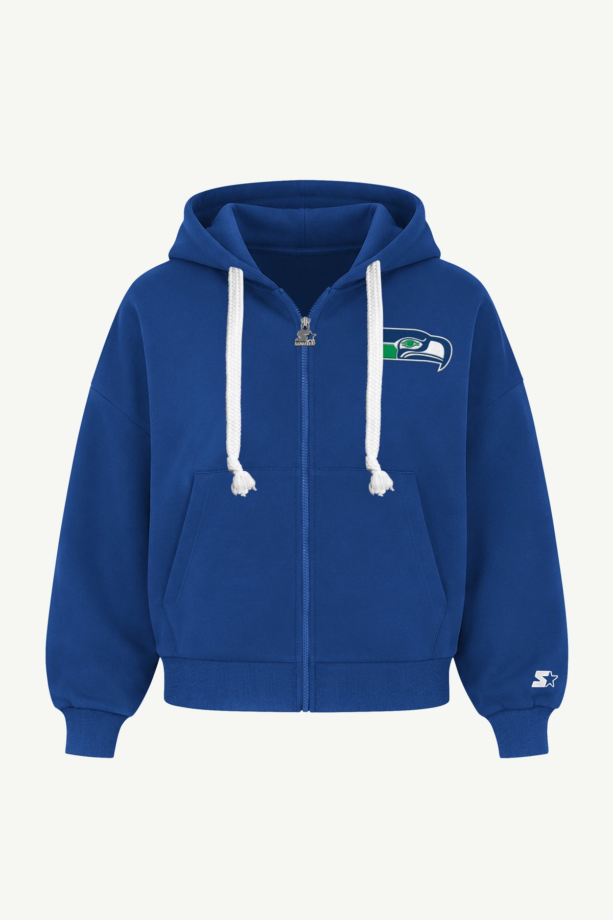 WOMENS SEATTLE SEAHAWKS RETRO HAIL MARY ZIP UP View 2 WOMENS SEATTLE SEAHAWKS RETRO HAIL MARY ZIP UP View 2