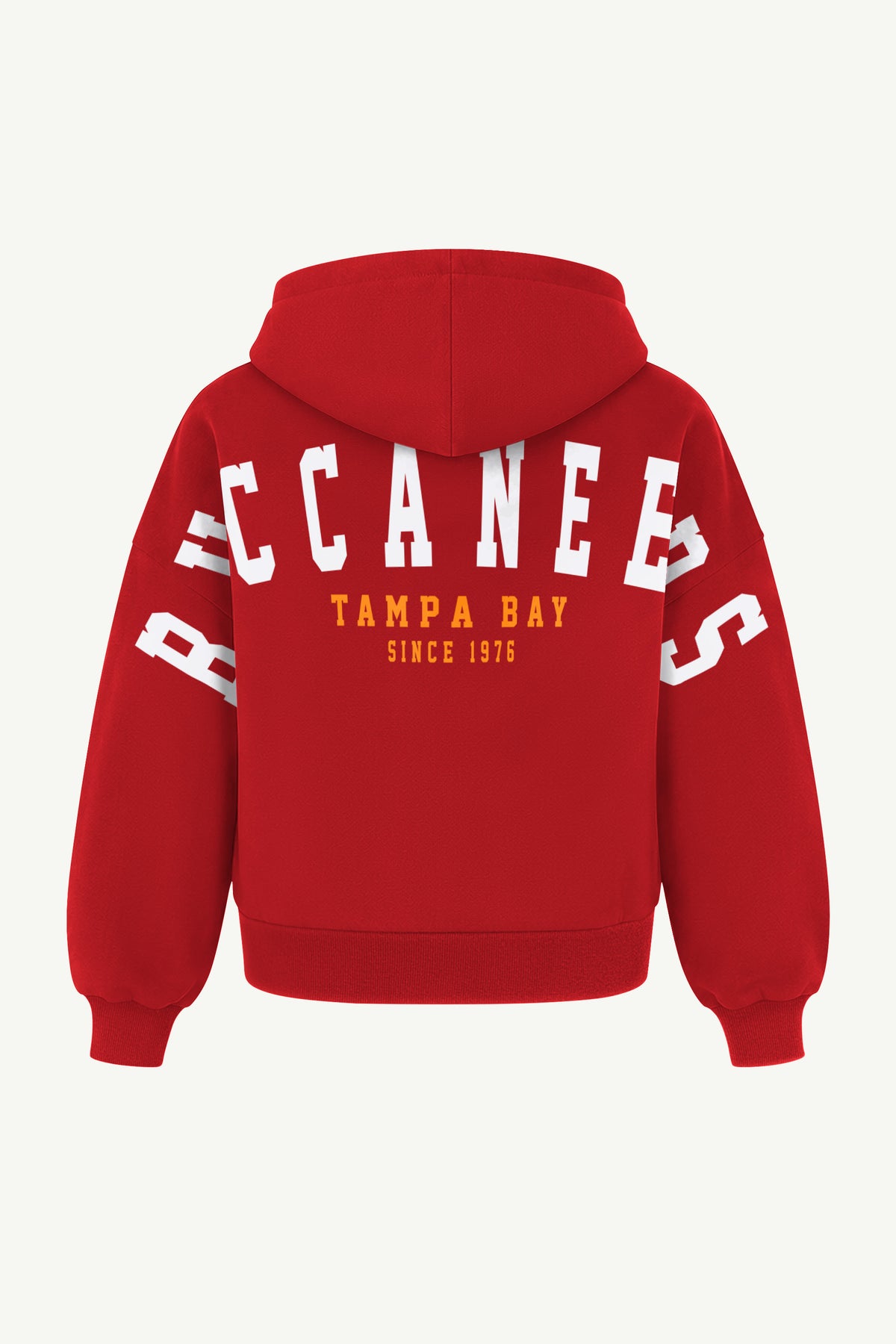 WOMENS TAMPA BAY BUCCANEERS RETRO HAIL MARY ZIP UP View 3 | Tampa Bay Buccaneers WOMENS TAMPA BAY BUCCANEERS RETRO HAIL MARY ZIP UP View 3 | Tampa Bay Buccaneers