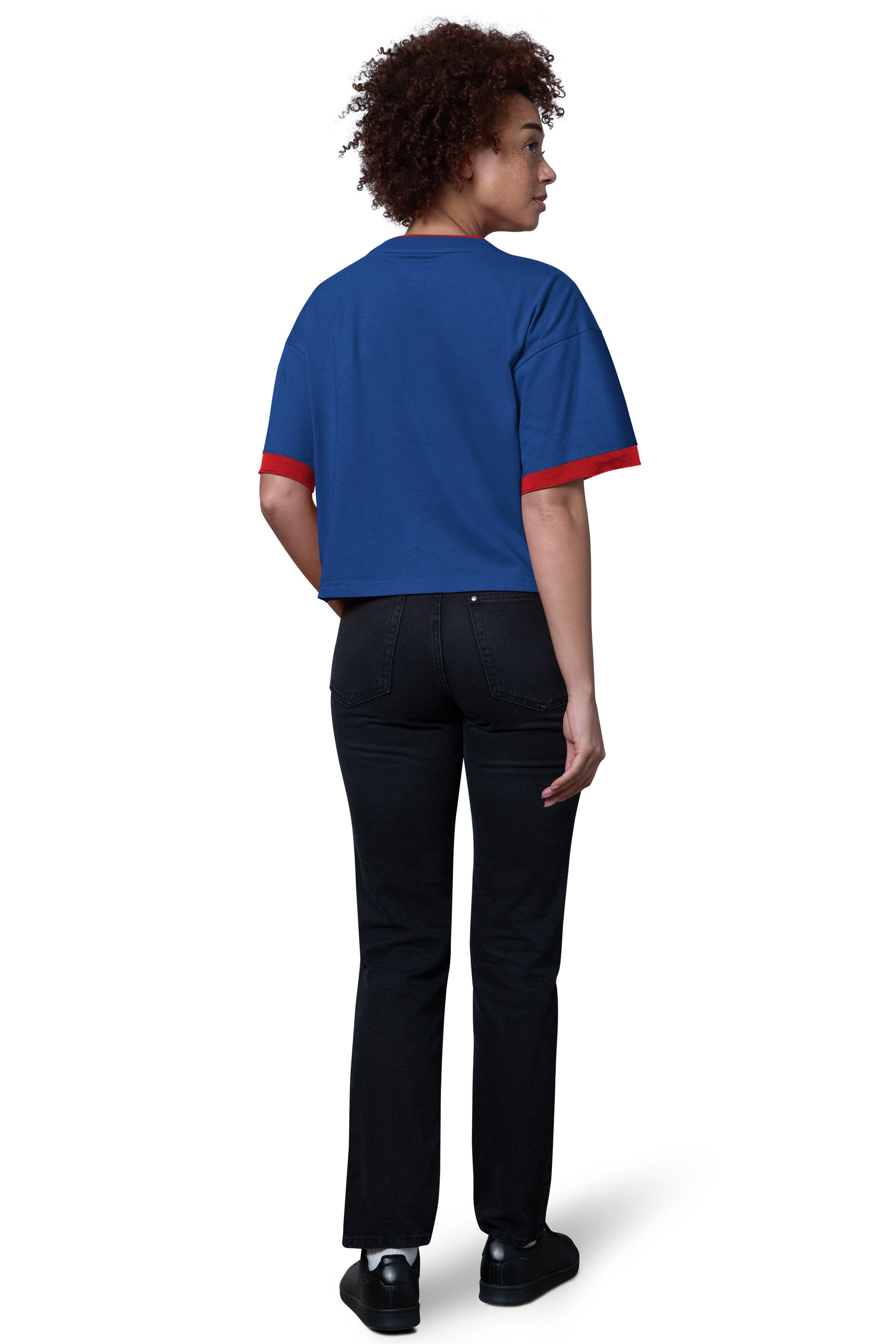 WOMENS CHICAGO CUBS CROPPED T SHIRT View 2 | Chicago Cubs WOMENS CHICAGO CUBS CROPPED T SHIRT View 2 | Chicago Cubs