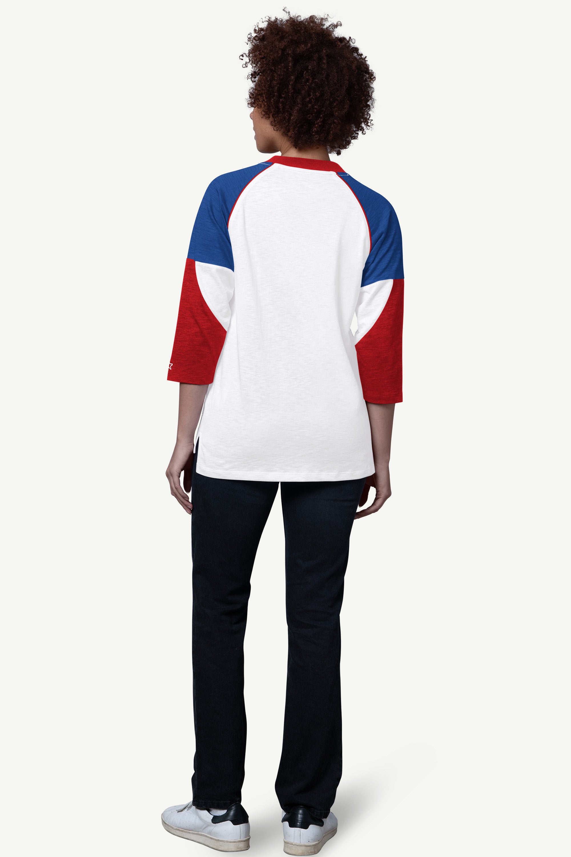 WOMENS CHICAGO CUBS RAGLAN SLEEVE TOP View 2 | Chicago Cubs WOMENS CHICAGO CUBS RAGLAN SLEEVE TOP View 2 | Chicago Cubs