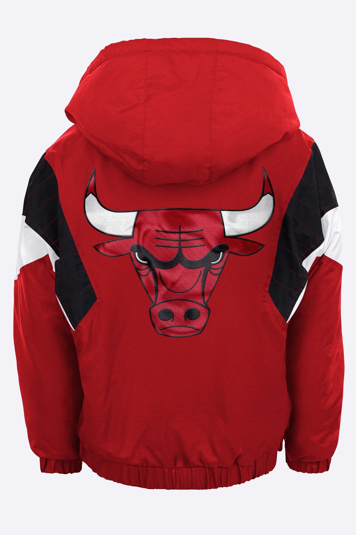 YOUTH CHICAGO BULLS THROWBACK JR HALF ZIP JACKET View 3 YOUTH CHICAGO BULLS THROWBACK JR HALF ZIP JACKET View 3