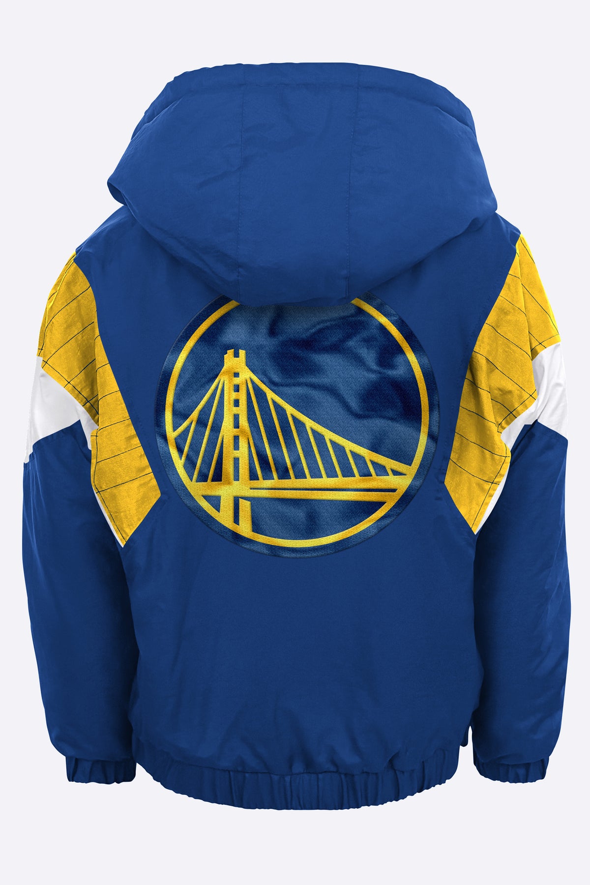YOUTH GOLDEN STATE WARRIORS THROWBACK JR HALF ZIP JACKET View 3 YOUTH GOLDEN STATE WARRIORS THROWBACK JR HALF ZIP JACKET View 3