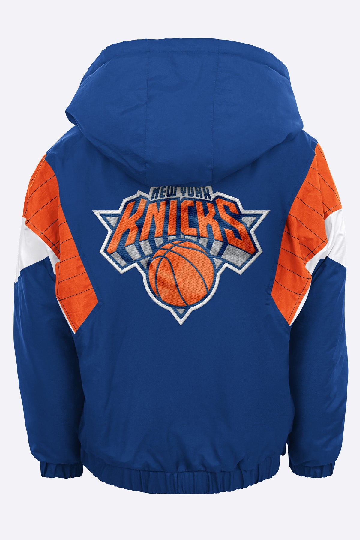 YOUTH NEW YORK KNICKS THROWBACK JR HALF ZIP JACKET View 3 YOUTH NEW YORK KNICKS THROWBACK JR HALF ZIP JACKET View 3