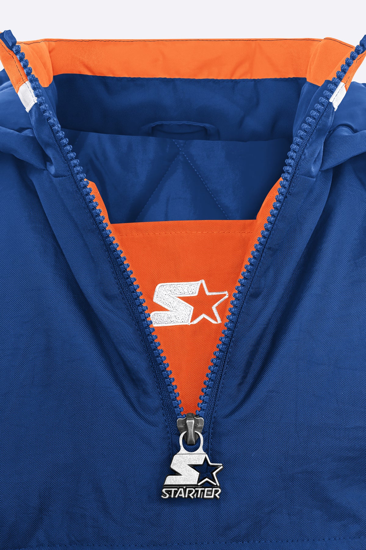 YOUTH NEW YORK KNICKS THROWBACK JR HALF ZIP JACKET View 4 YOUTH NEW YORK KNICKS THROWBACK JR HALF ZIP JACKET View 4