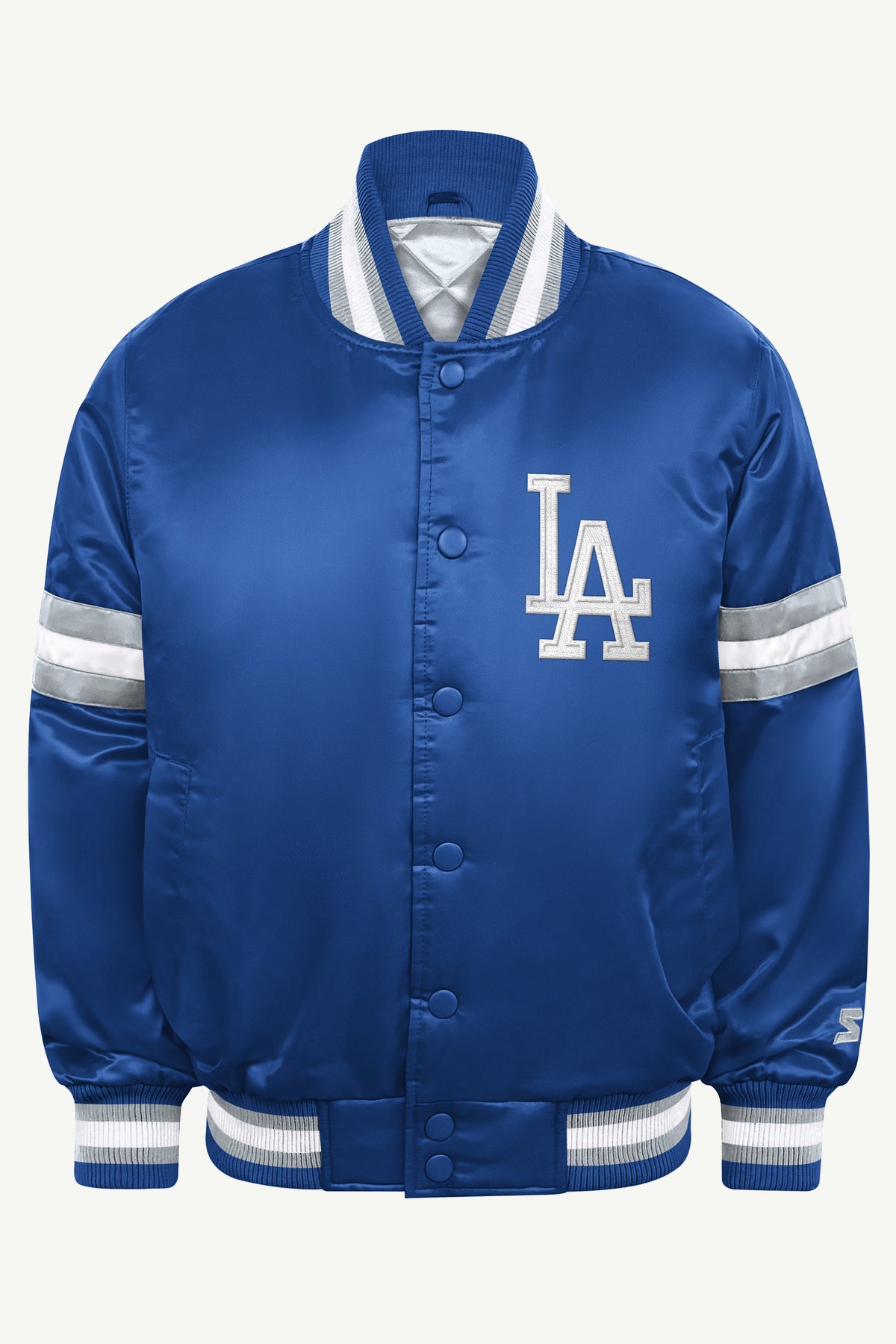 YOUTH LOS ANGELES DODGERS COURTSIDE JR SATIN VARSITY JACKET View 2 YOUTH LOS ANGELES DODGERS COURTSIDE JR SATIN VARSITY JACKET View 2