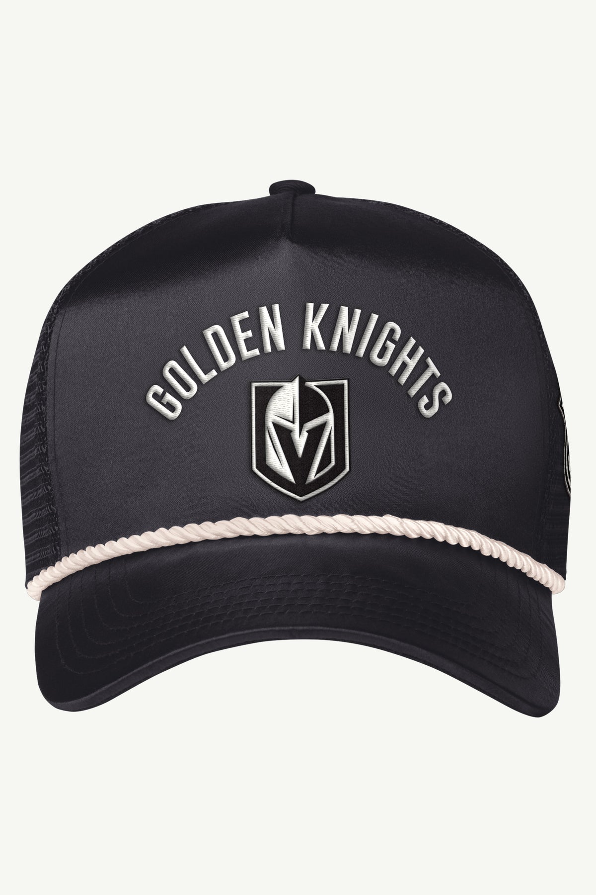 MENS VEGAS GOLDEN KNIGHTS SATIN 5-STAR TRAILER HAT View 2 MENS VEGAS GOLDEN KNIGHTS SATIN 5-STAR TRAILER HAT View 2