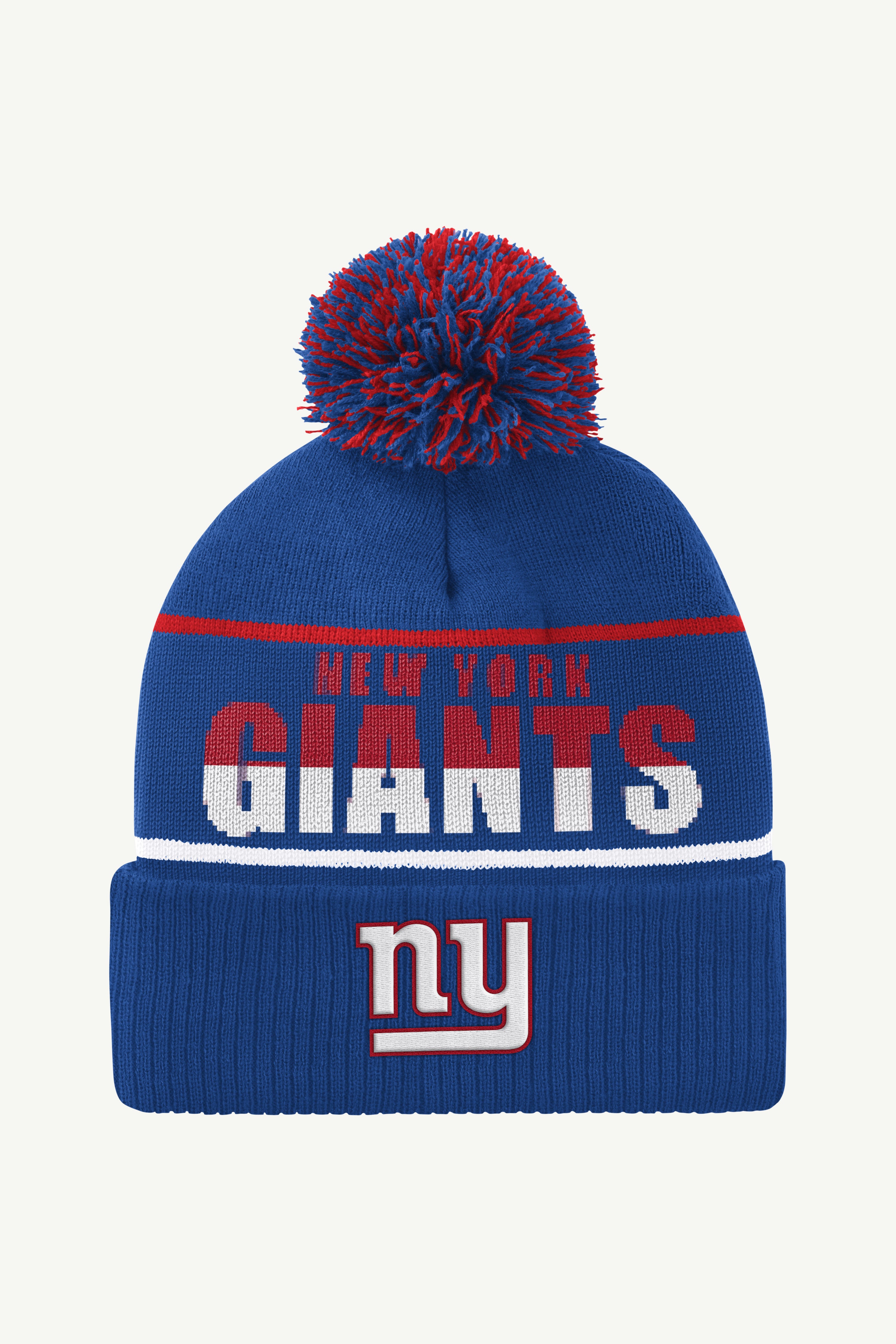 NEW YORK GIANTS POM CUFFED BEANIE View 1 | New York Giants NEW YORK GIANTS POM CUFFED BEANIE View 1 | New York Giants