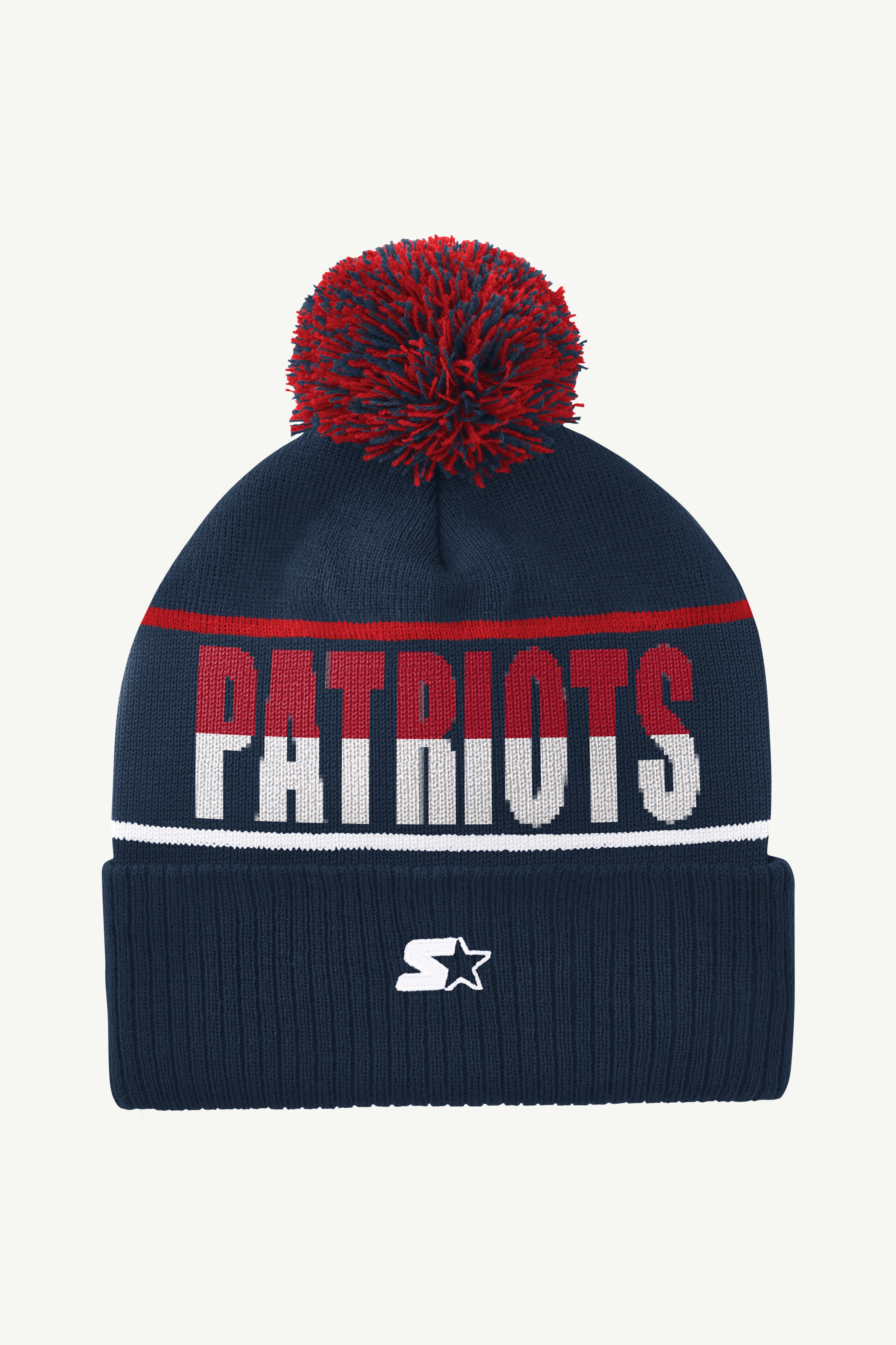NEW ENGLAND PATRIOTS POM CUFFED View 2 | NFL NEW ENGLAND PATRIOTS POM CUFFED View 2 | NFL