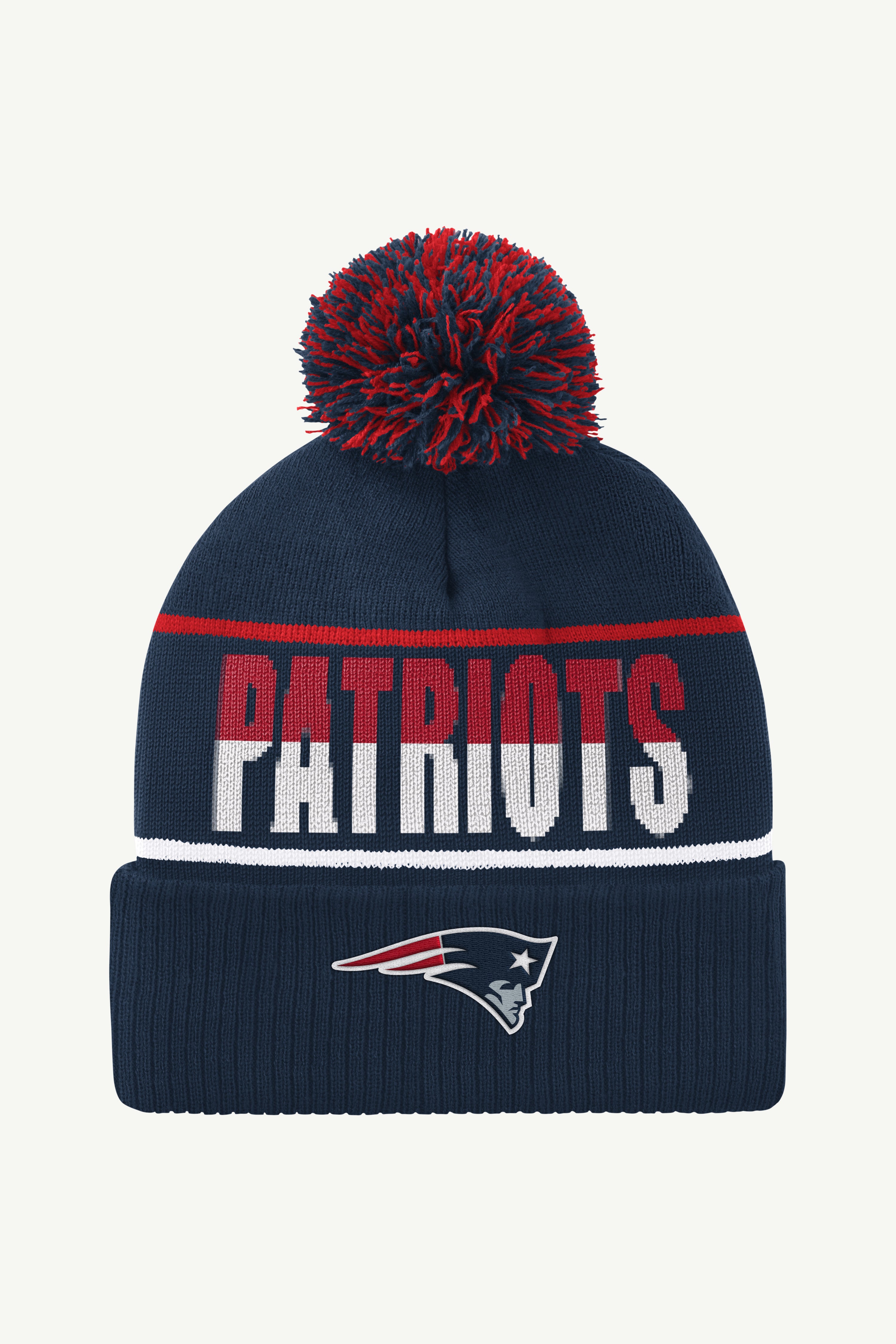 NEW ENGLAND PATRIOTS POM CUFFED View 1 | NFL NEW ENGLAND PATRIOTS POM CUFFED View 1 | NFL