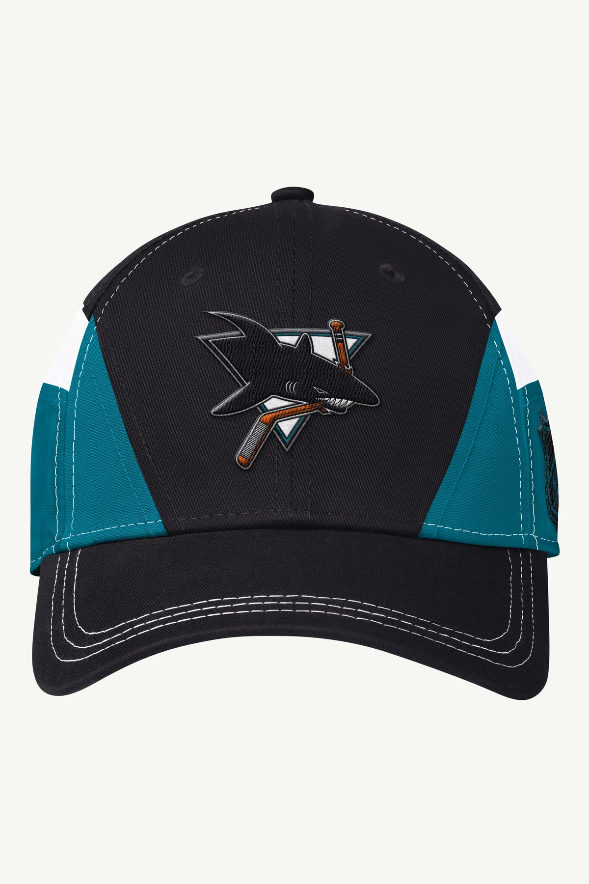 MENS SAN JOSE SHARKS BREAKAWAY HAT View 2 MENS SAN JOSE SHARKS BREAKAWAY HAT View 2