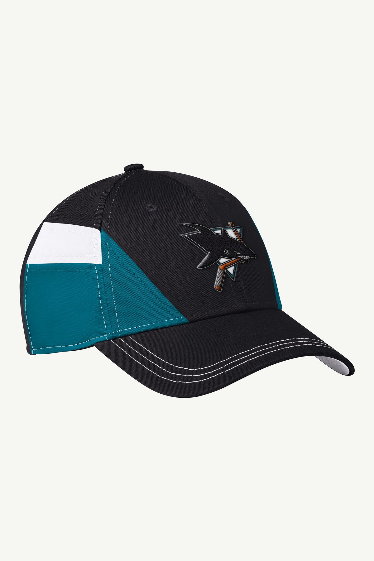 MENS SAN JOSE SHARKS BREAKAWAY HAT View 3 MENS SAN JOSE SHARKS BREAKAWAY HAT View 3