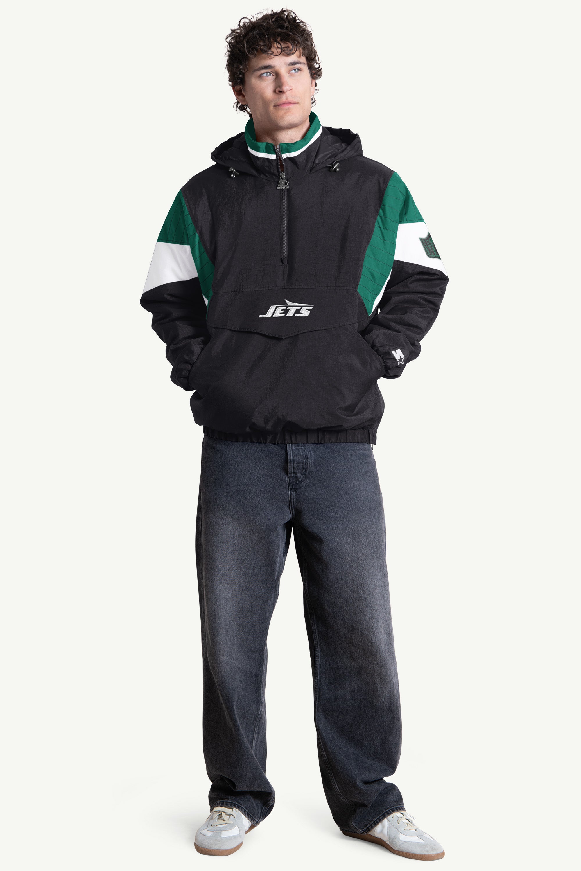 MENS NEW YORK JETS CRINKLE POPOVER View 3 | NFL MENS NEW YORK JETS CRINKLE POPOVER View 3 | NFL