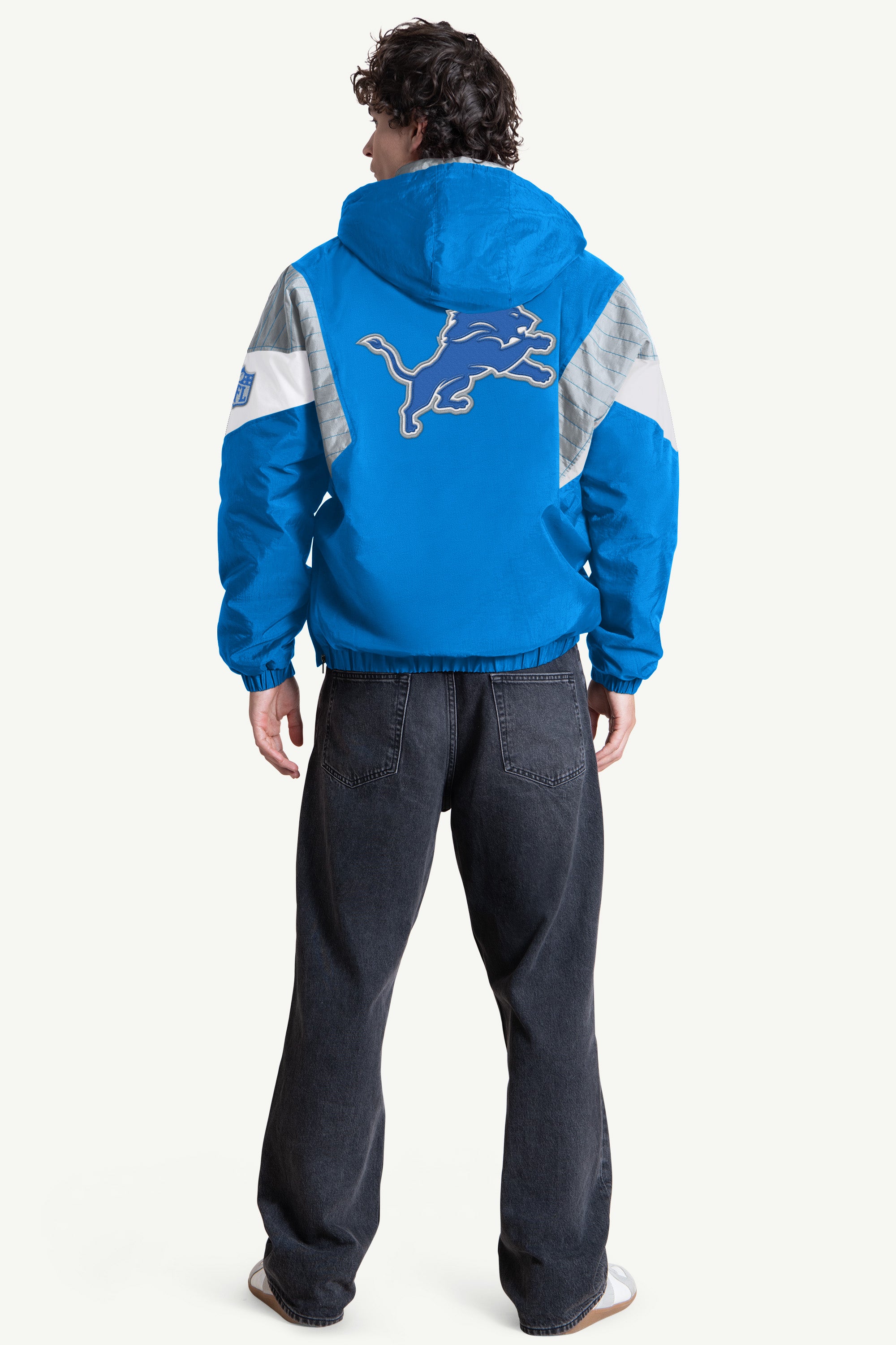 MENS DETROIT LIONS CRINKLE POPOVER View 2 | NFL MENS DETROIT LIONS CRINKLE POPOVER View 2 | NFL