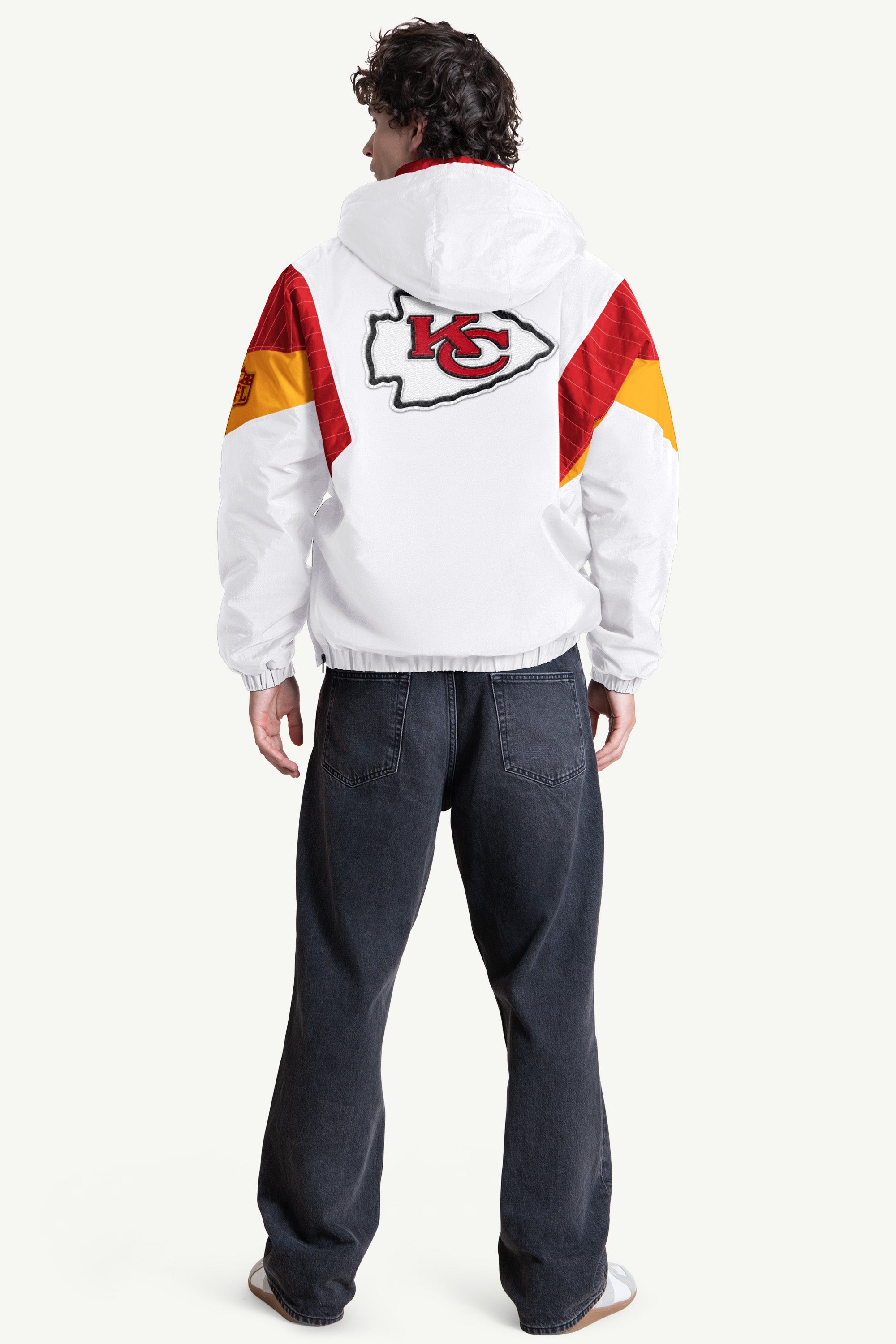 MENS KANSAS CITY CHIEFS CRINKLE POPOVER View 2 MENS KANSAS CITY CHIEFS CRINKLE POPOVER View 2