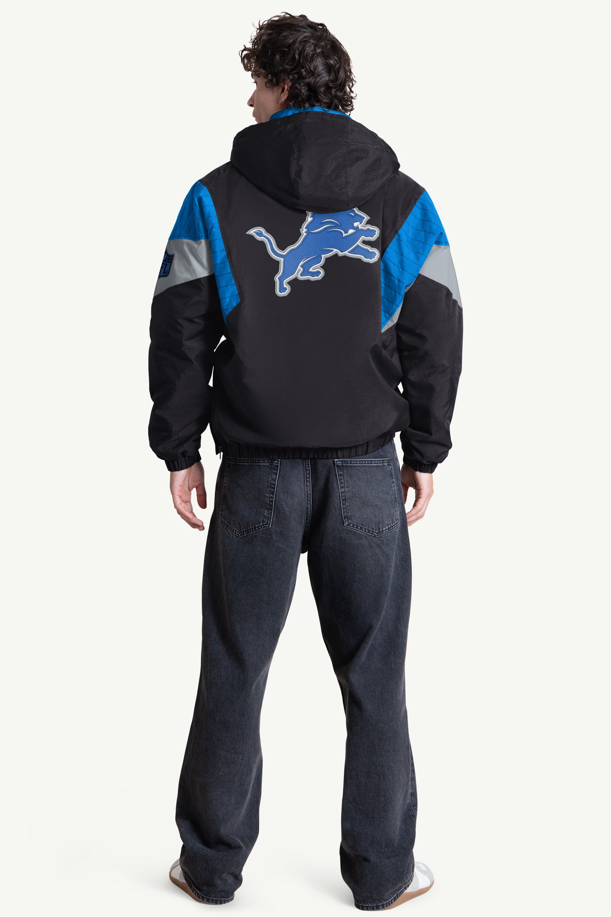 MENS DETROIT LIONS CRINKLE POPOVER View 2 | Detroit Lions MENS DETROIT LIONS CRINKLE POPOVER View 2 | Detroit Lions
