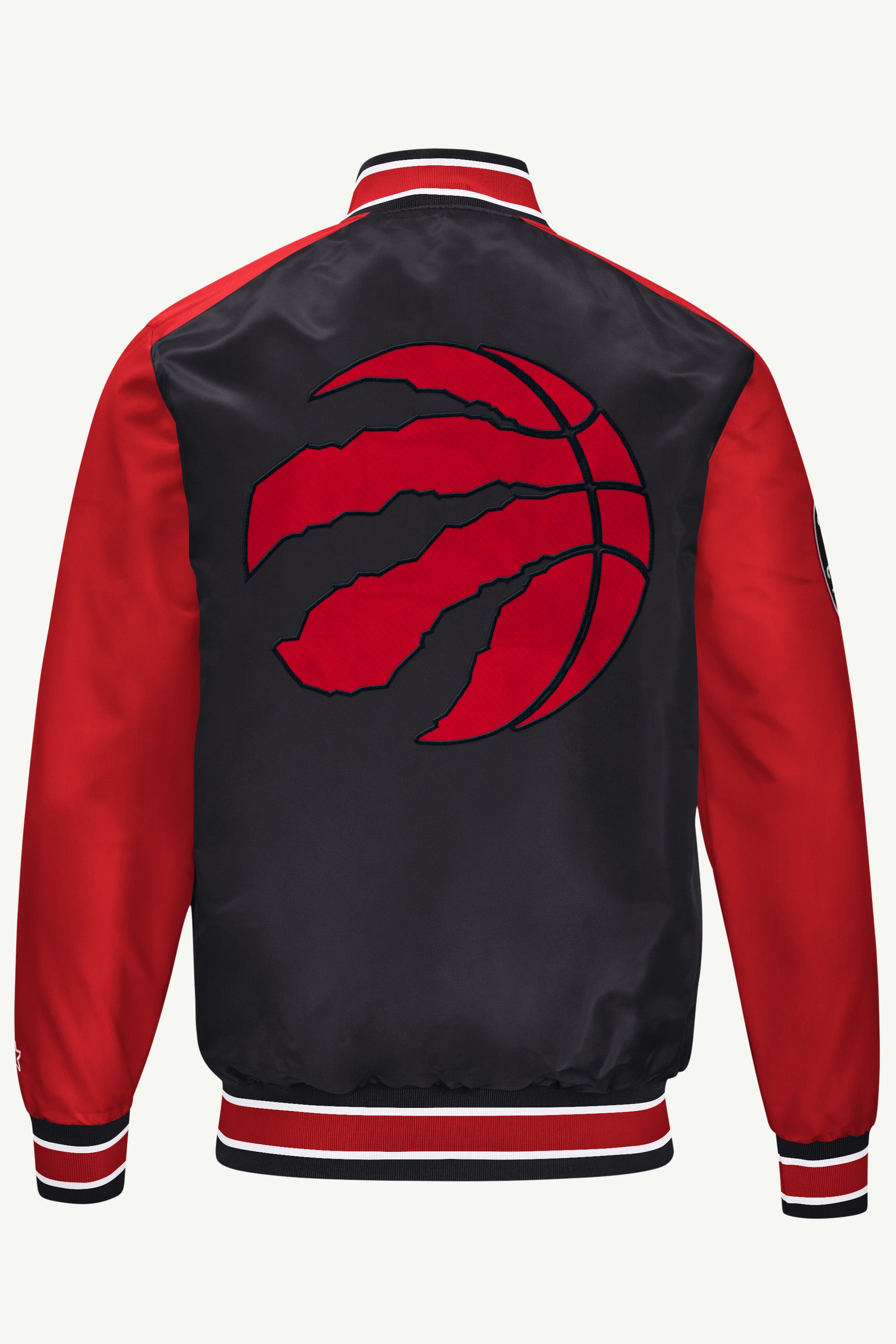 MENS TORONTO RAPTORS SATIN VARSITY JACKET View 2 | NBA MENS TORONTO RAPTORS SATIN VARSITY JACKET View 2 | NBA