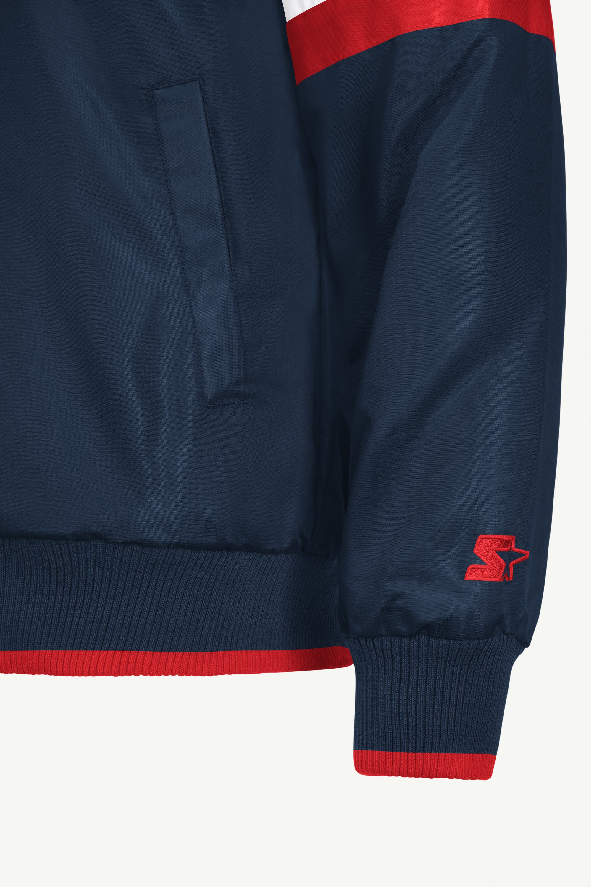 MENS ATLANTA BRAVES SATIN VARSITY JACKET View 4 | STARTER CLASSICS MENS ATLANTA BRAVES SATIN VARSITY JACKET View 4 | STARTER CLASSICS