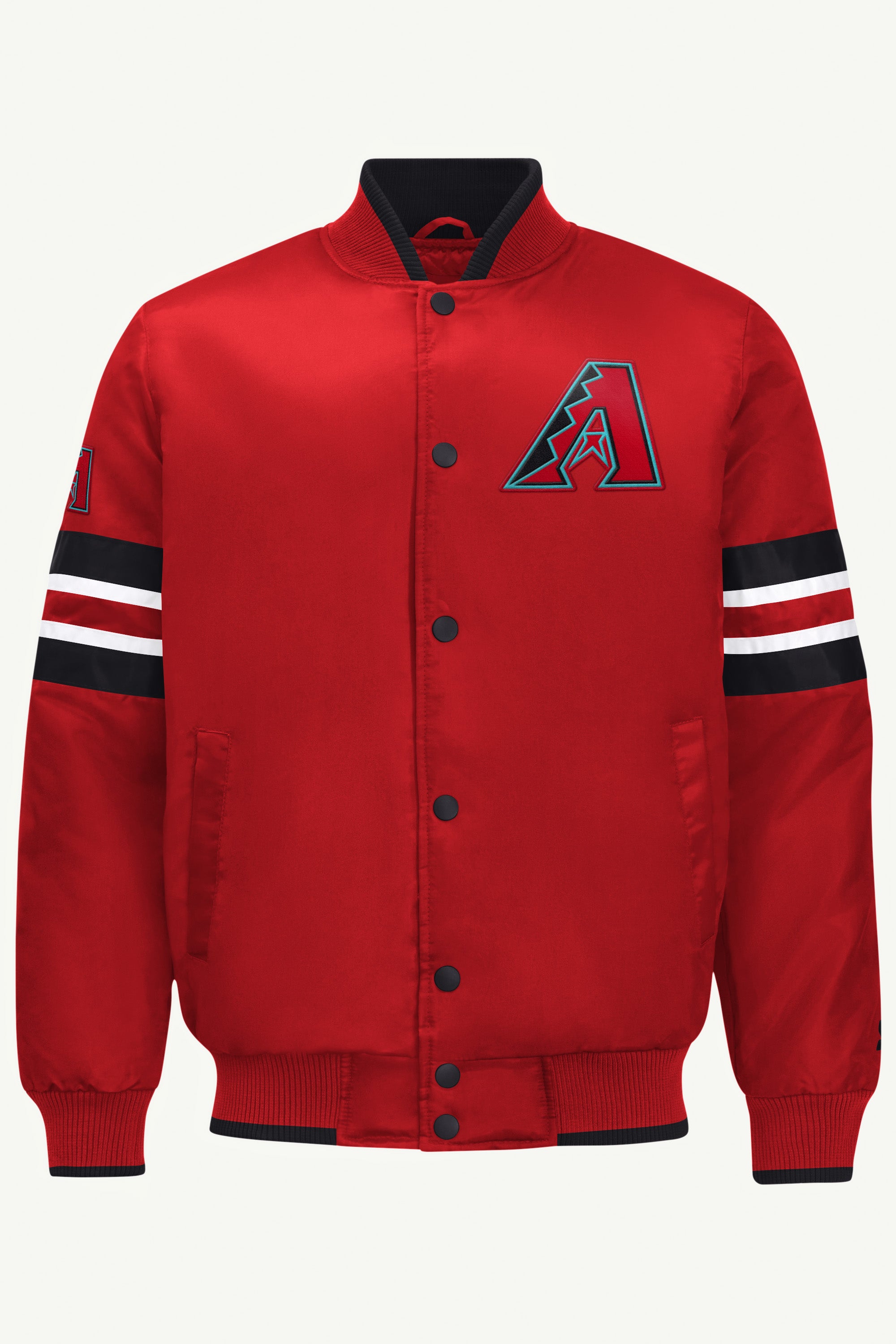 MENS ARIZONA DIAMONDBACKS SATIN VARSITY JACKET View 1 | Arizona Diamondbacks MENS ARIZONA DIAMONDBACKS SATIN VARSITY JACKET View 1 | Arizona Diamondbacks